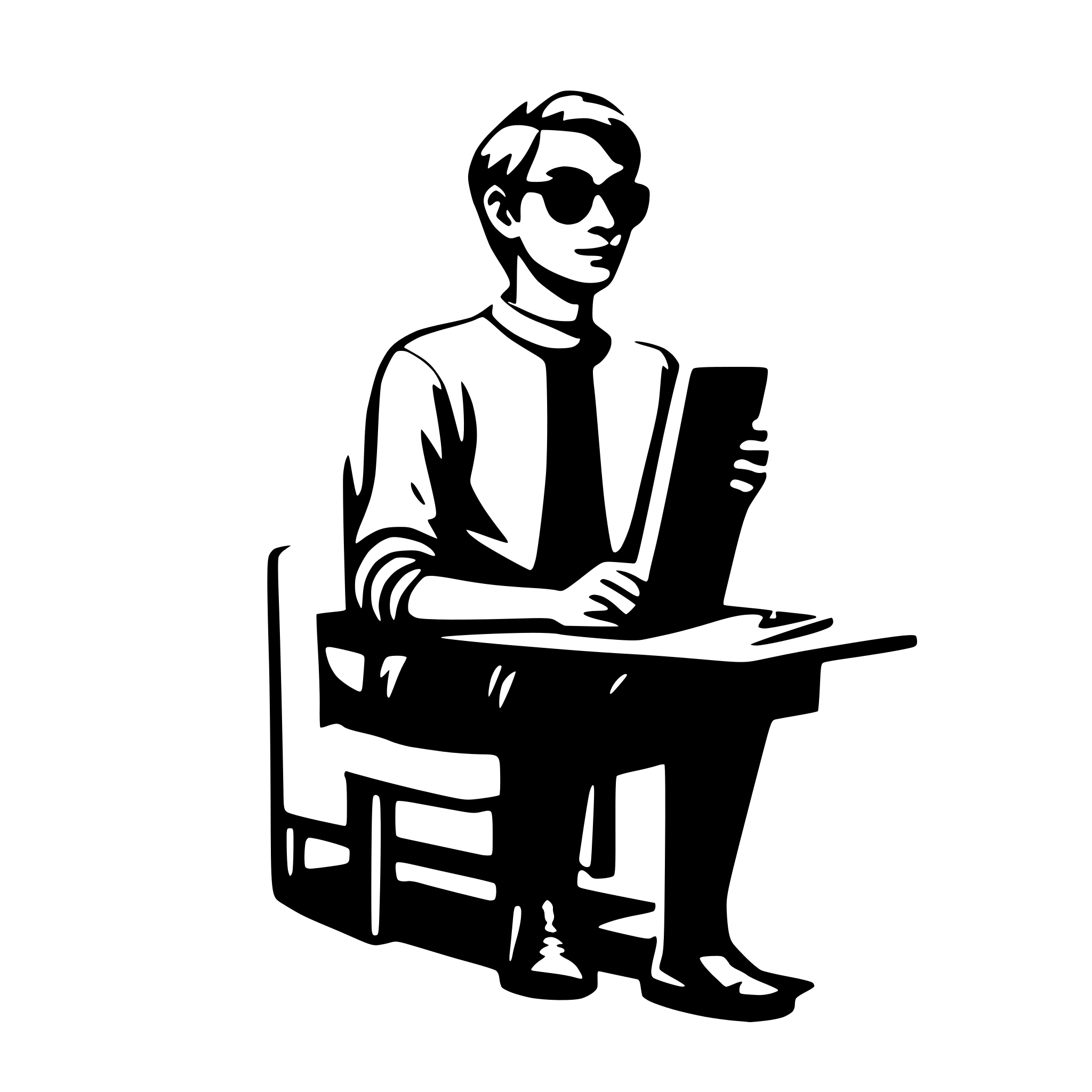 AI-generated SVG of 'personal portfolio webpage'