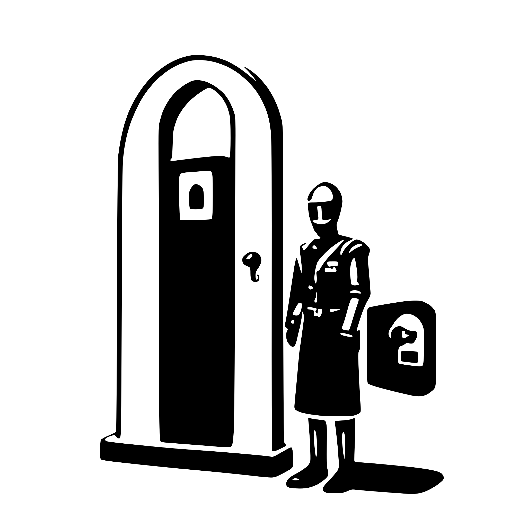 AI-generated SVG of a security