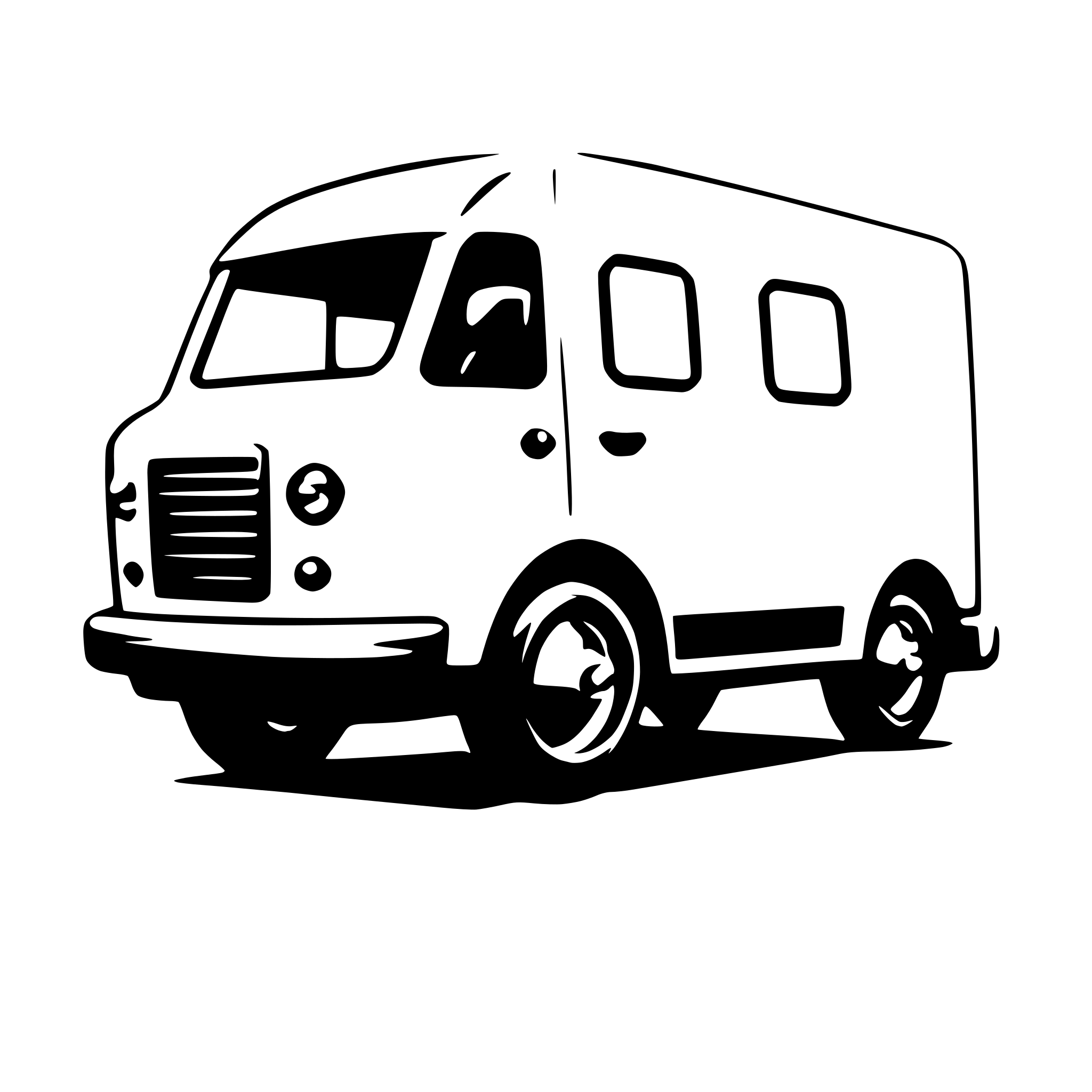 AI-generated SVG of 'delivery van'