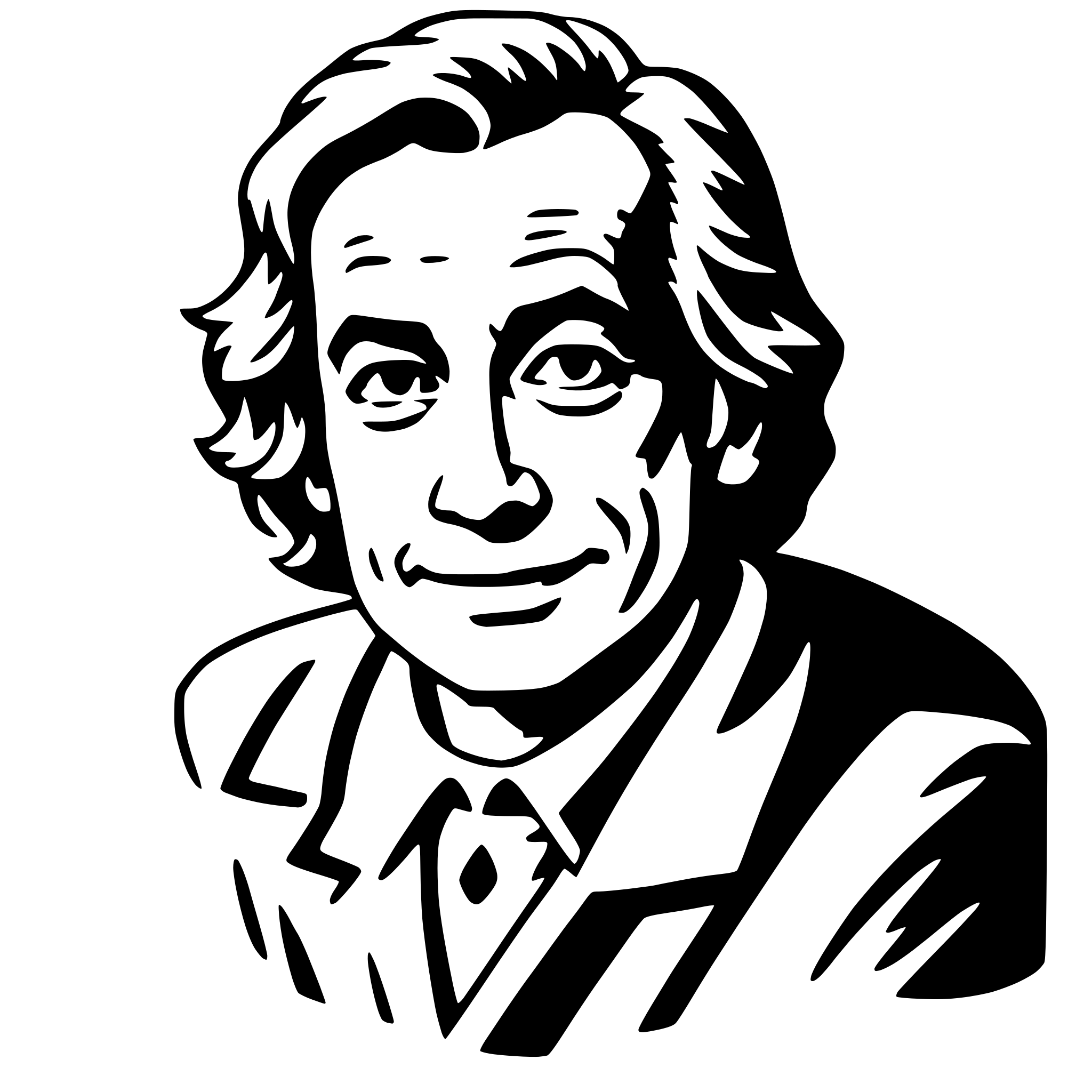 AI-generated SVG of 'richard feynman'