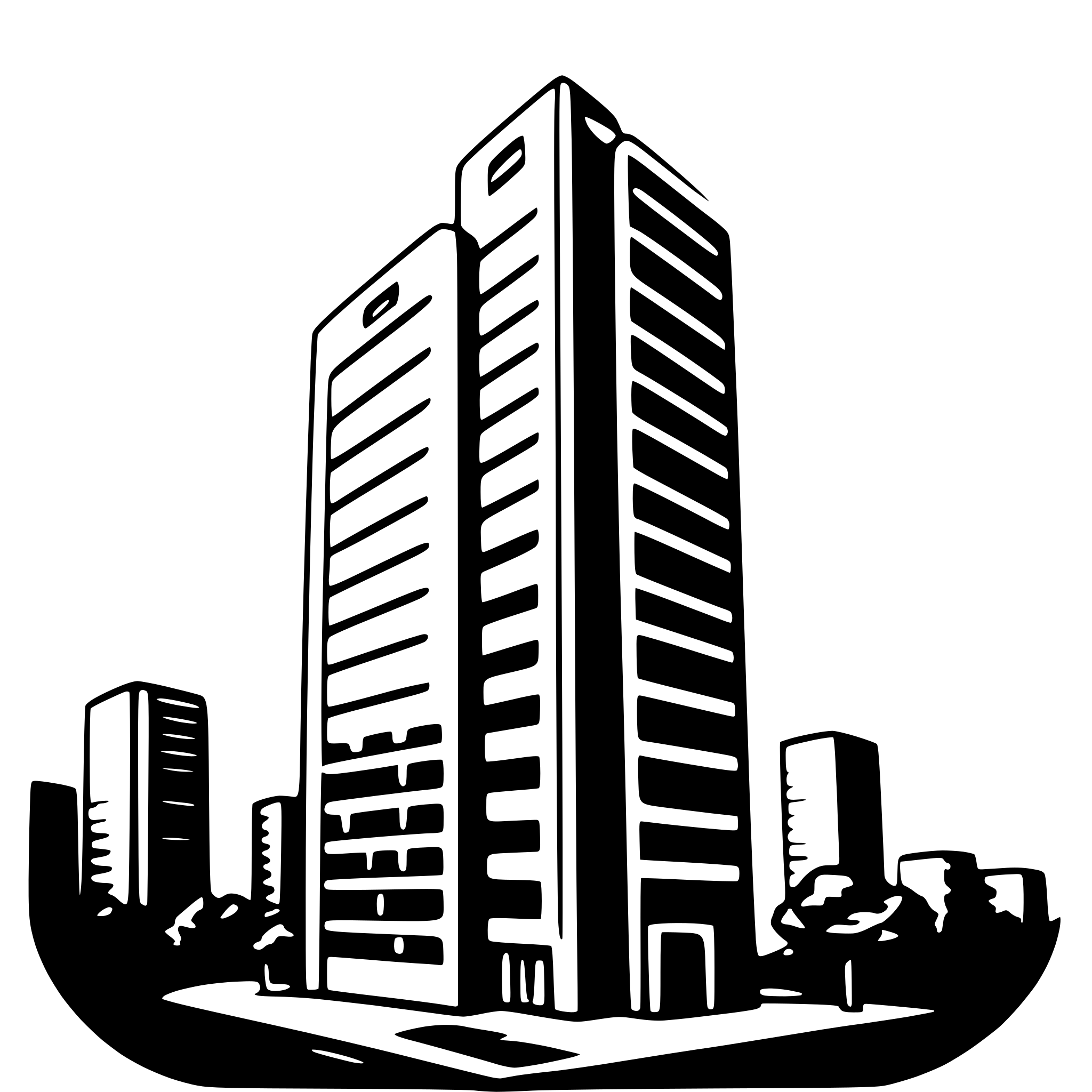 AI-generated SVG of 'skyscraper'