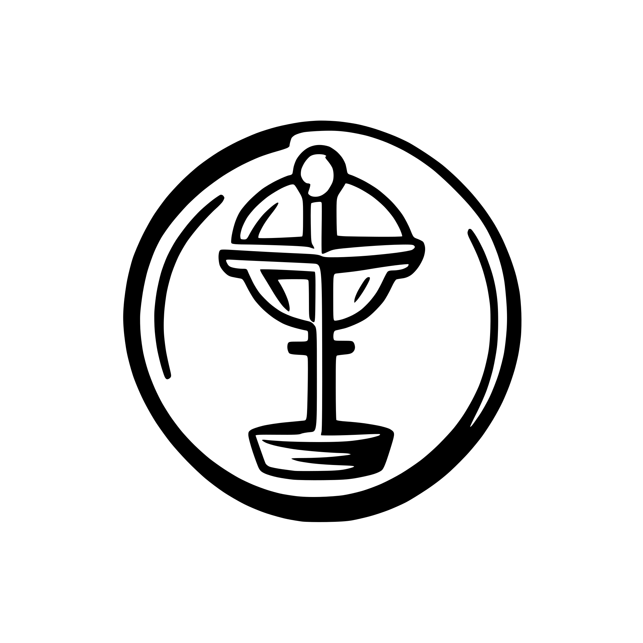 AI-generated SVG of a tarot temperance, simple, basic, minimal, monochrome, abstract symbol, few lines