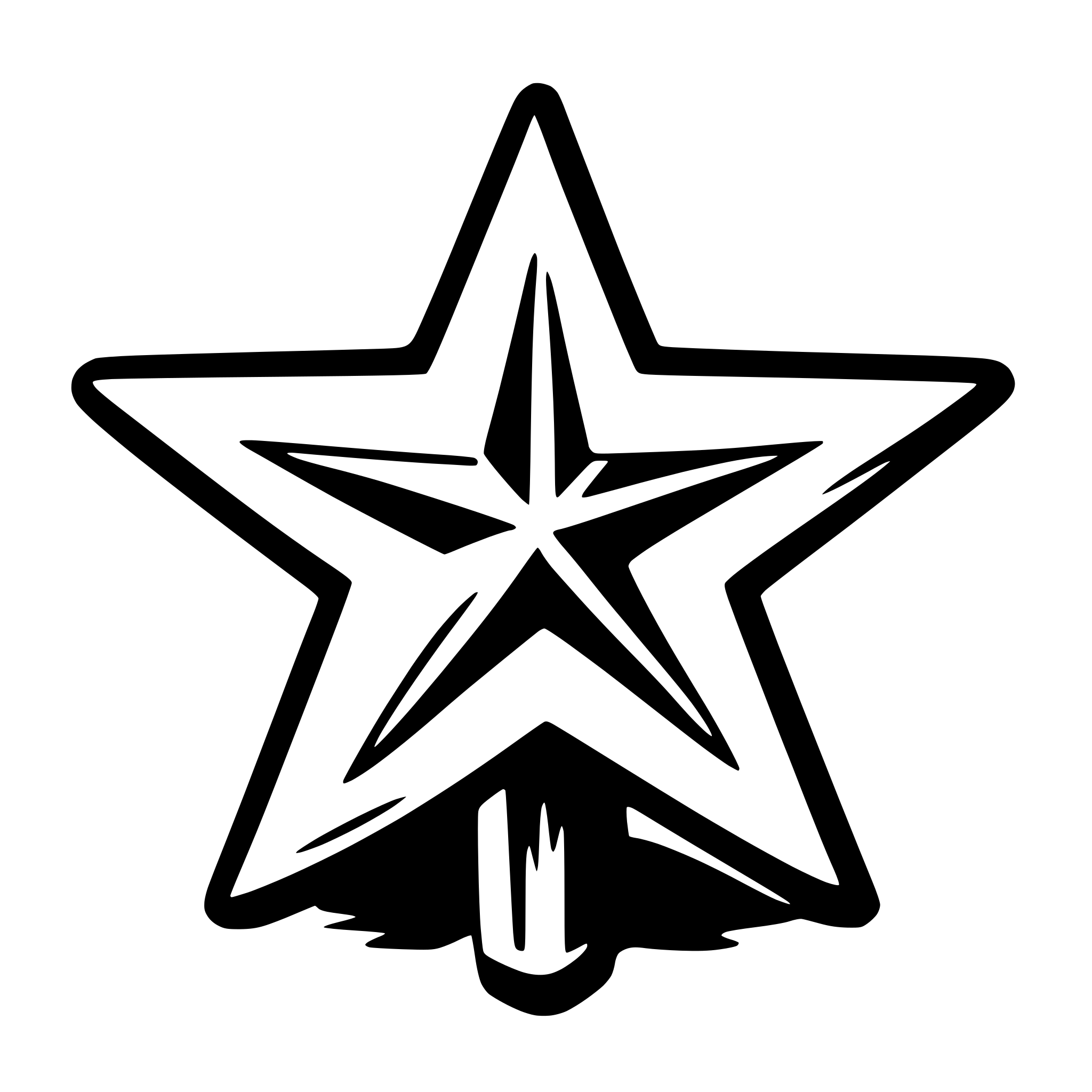 AI-generated SVG of a star