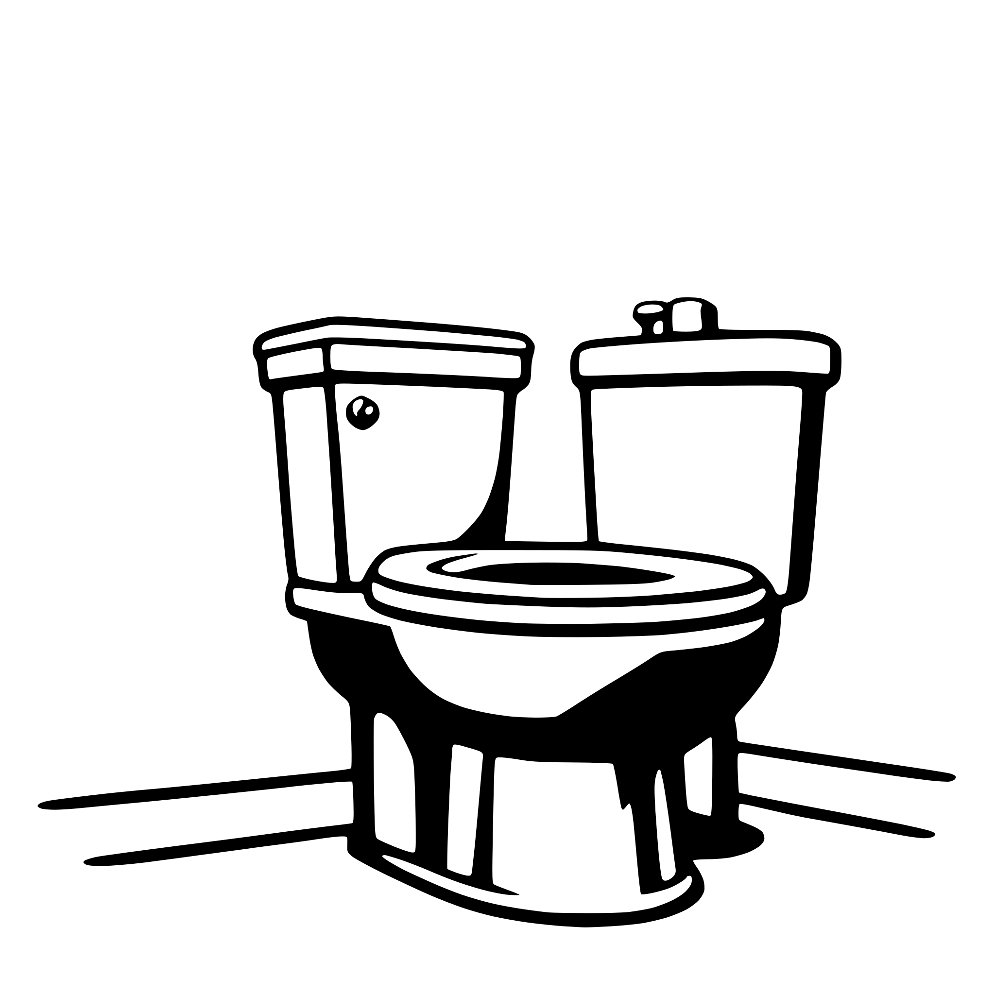 AI-generated SVG of 'toilet'