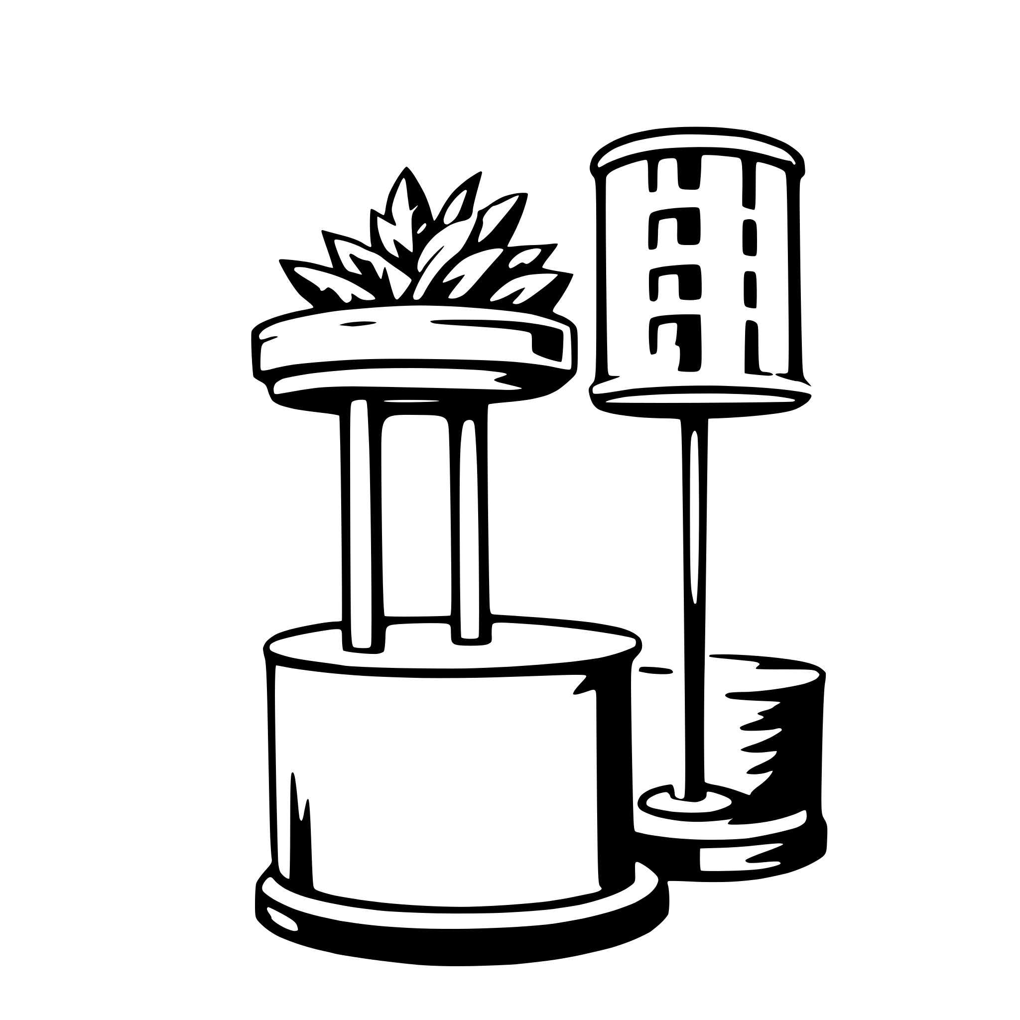 AI-generated SVG of a stand