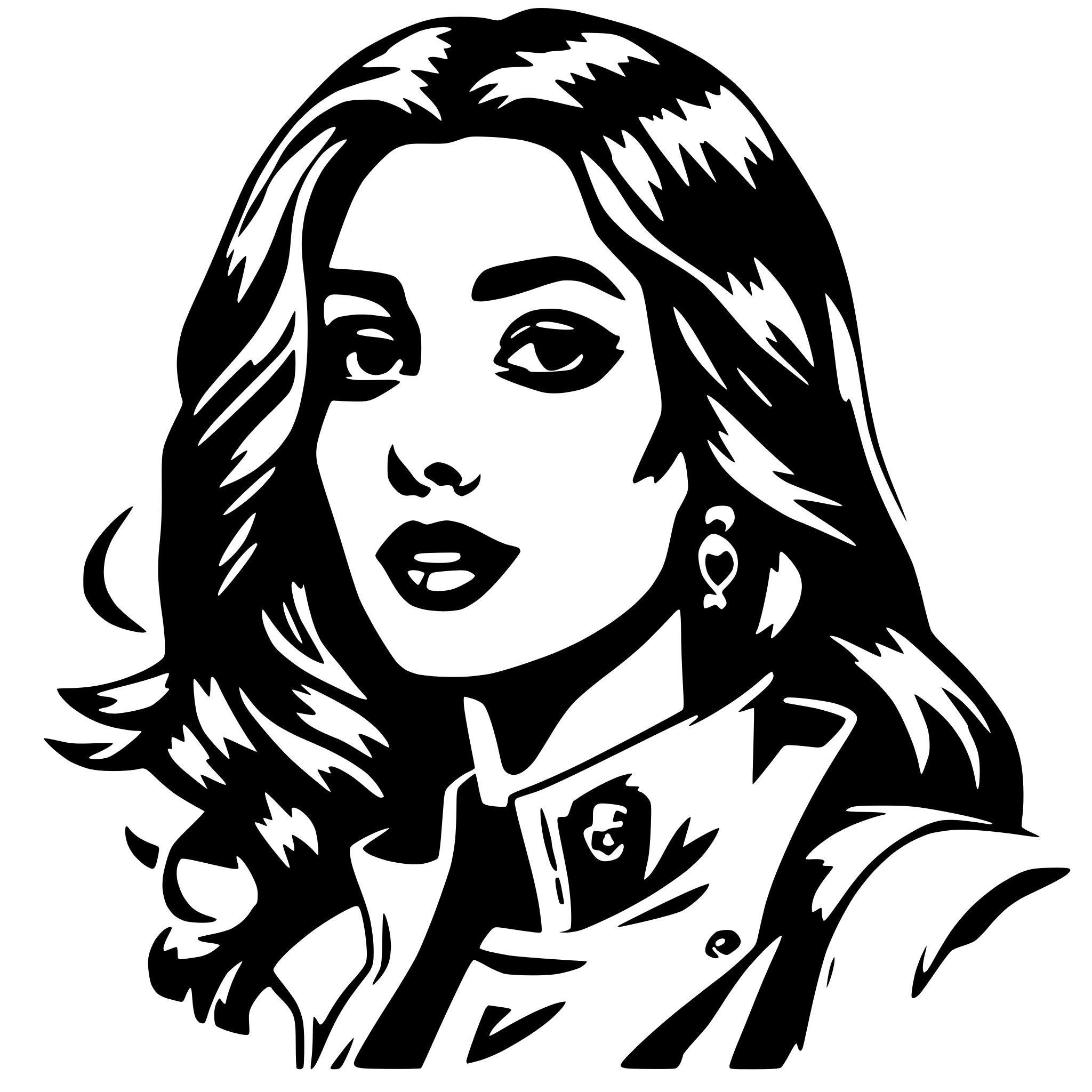 AI-generated SVG of a TROPA DE ELITE FEMININA