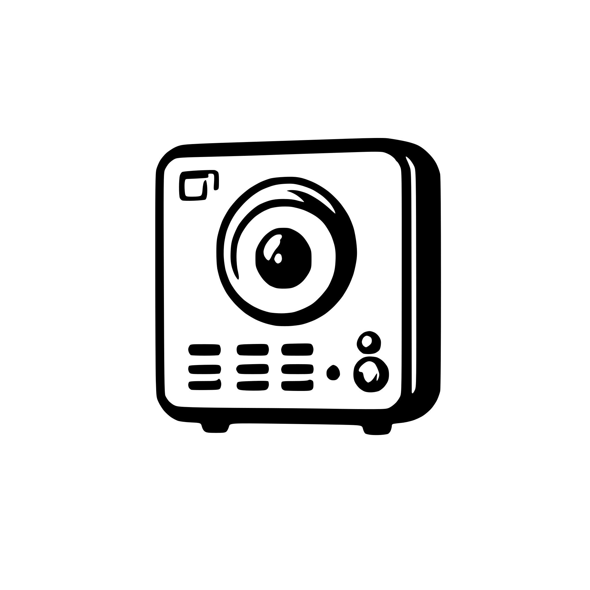 AI-generated SVG of 'intercom simple icon'