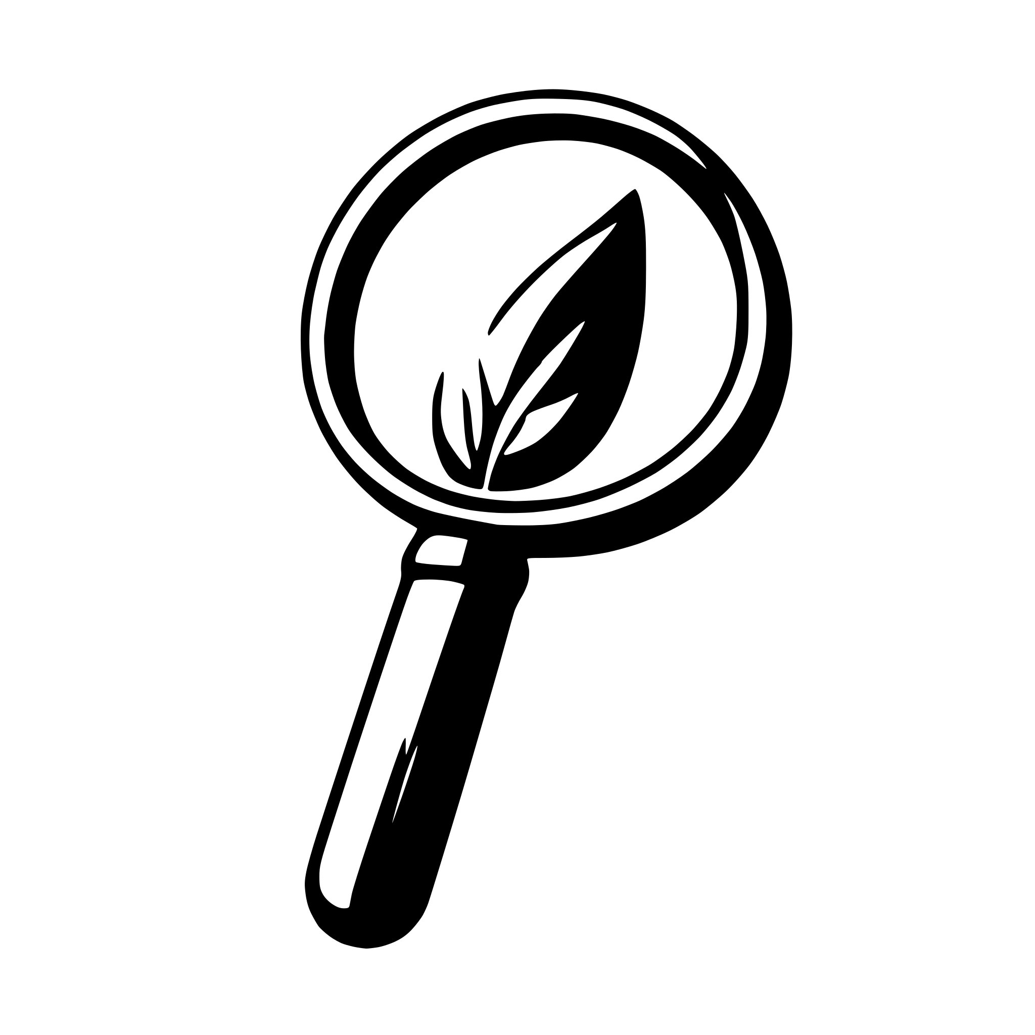 AI-generated SVG of a a magnifying glass that is also a carrot