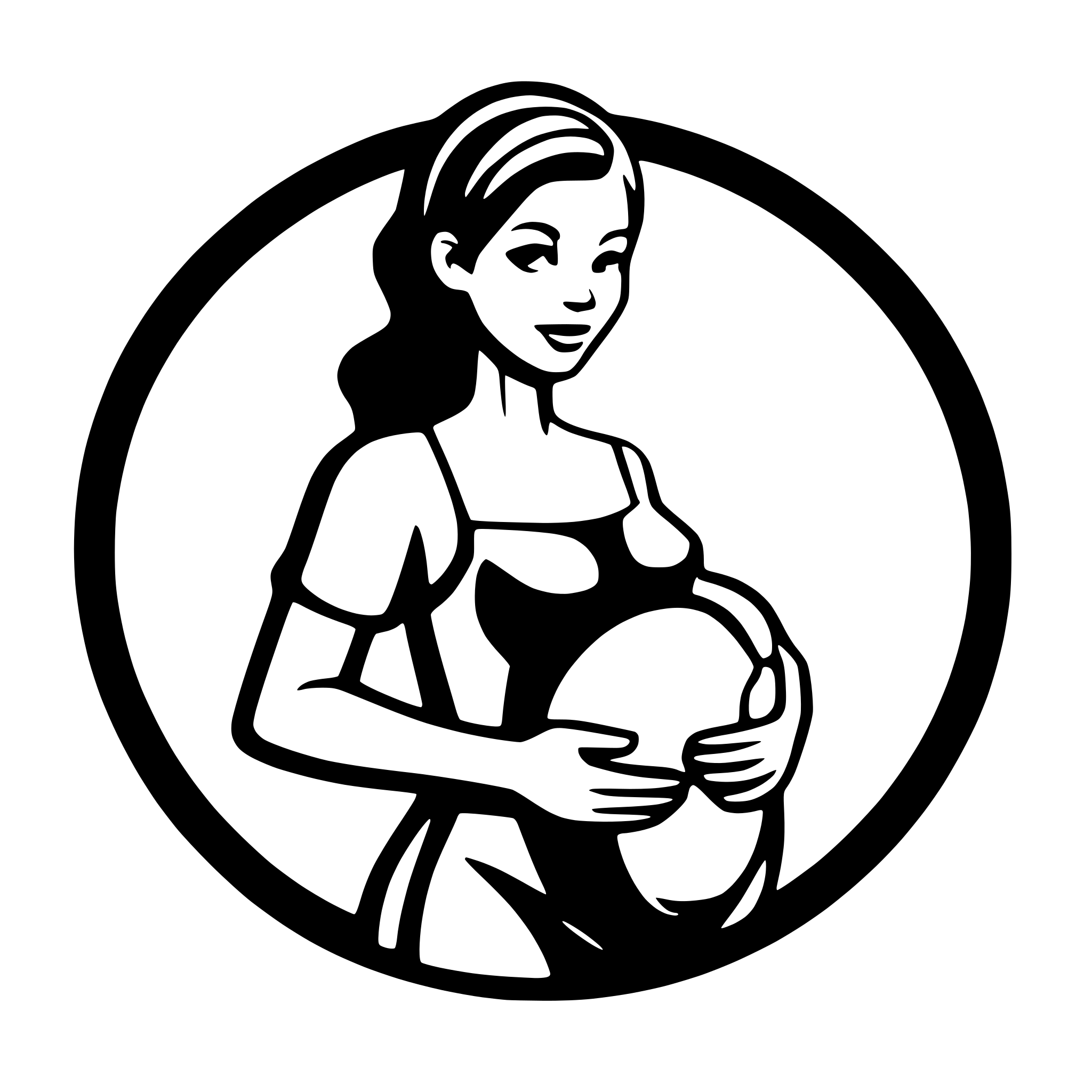 AI-generated SVG of 'pregnant woman support'