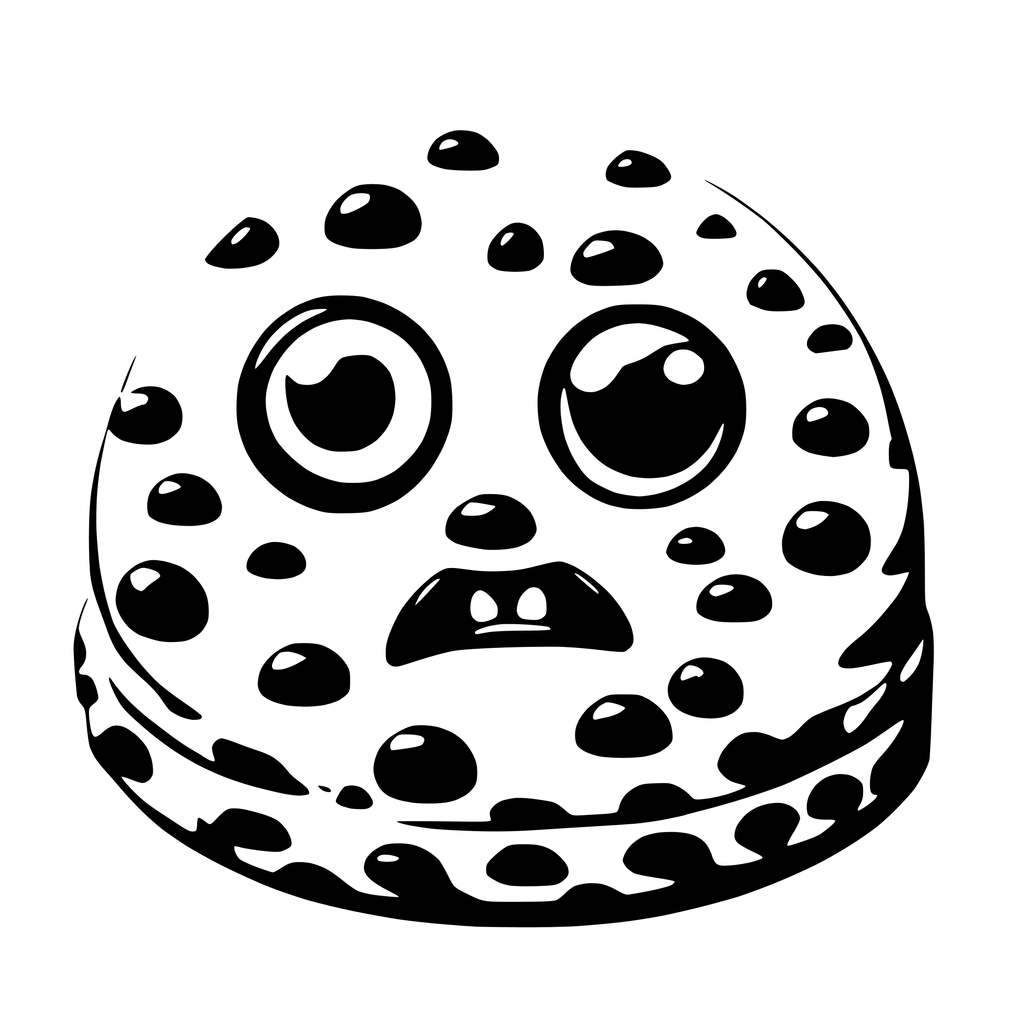 AI-generated SVG of a Generate a sweet biscuit with chocolate chips and big eyes that has already been bitten into on the side