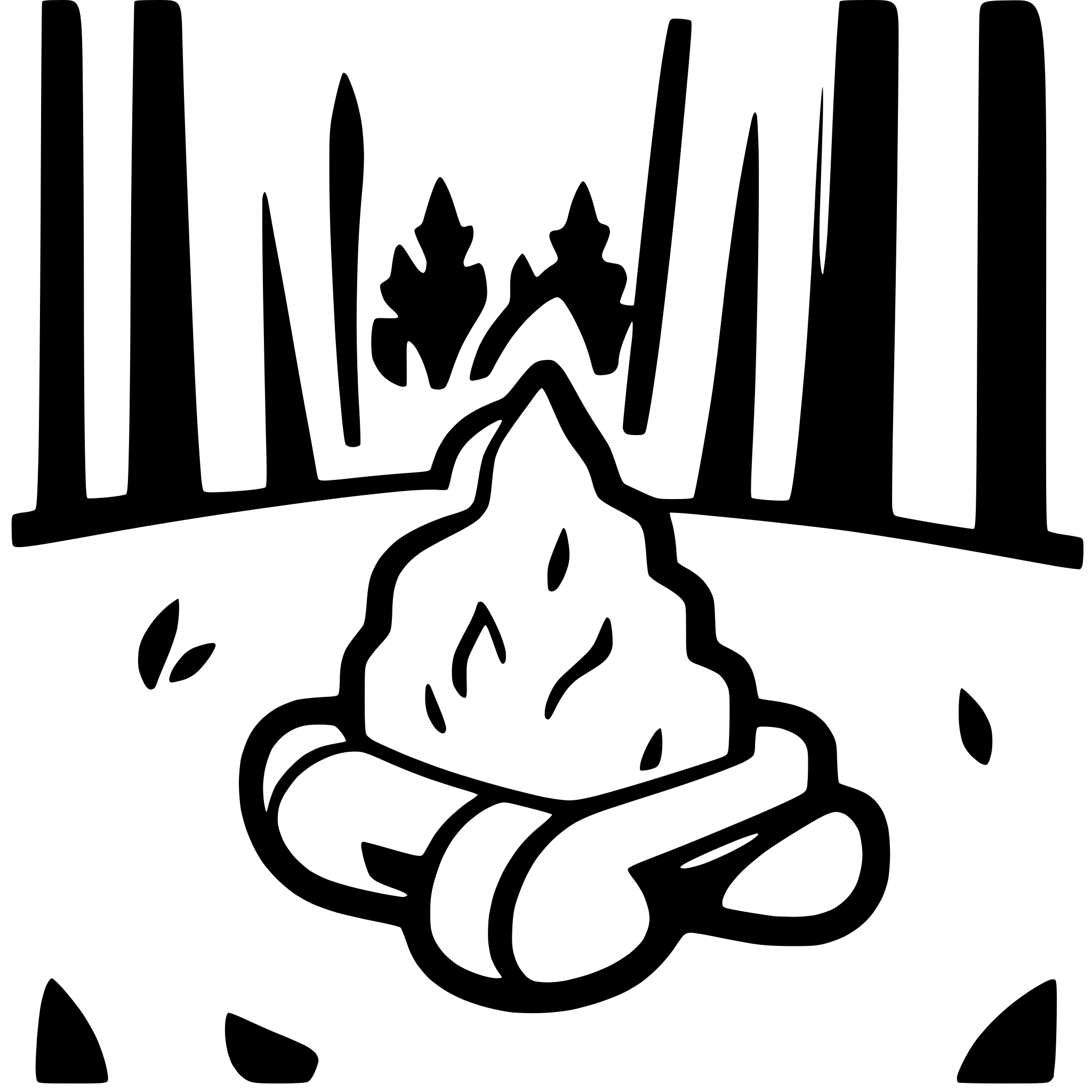 AI-generated SVG of a campfire in forest clearing