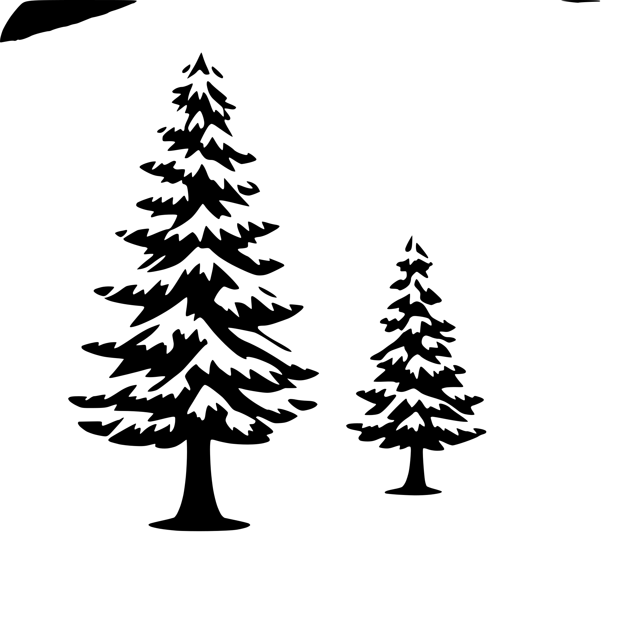 AI-generated SVG of a erstell mir  3 Weihnachtsbäume auf schnee