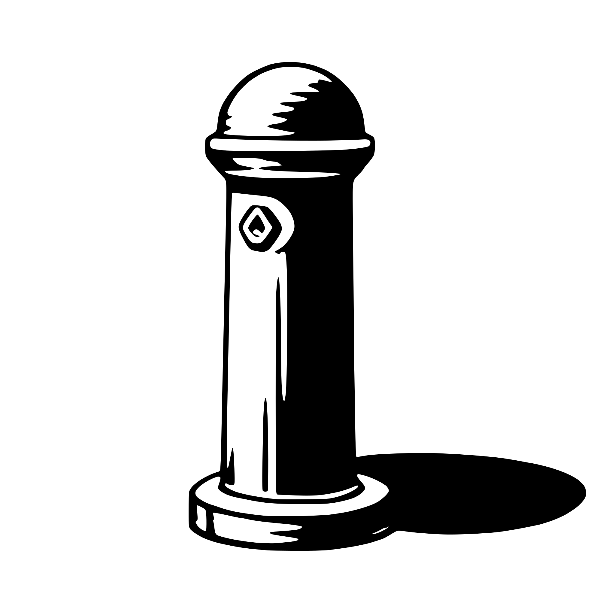 AI-generated SVG of a bollard