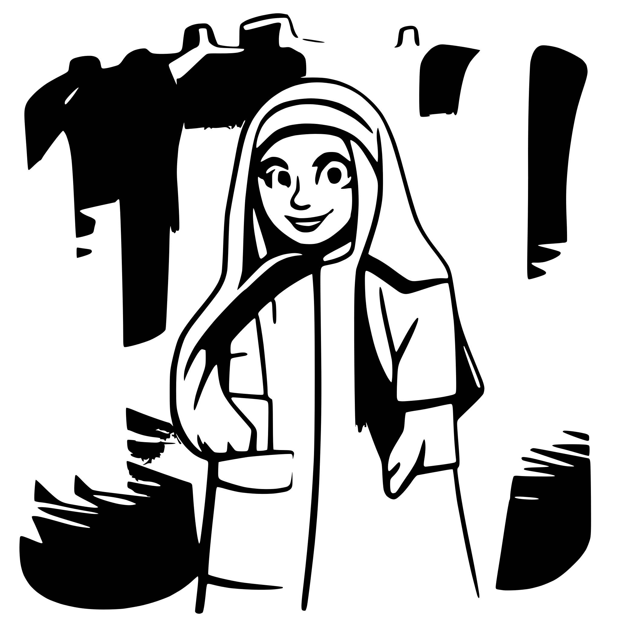 AI-generated SVG of a group of palestinian old men and women feeling sad dressing palestinian clothes