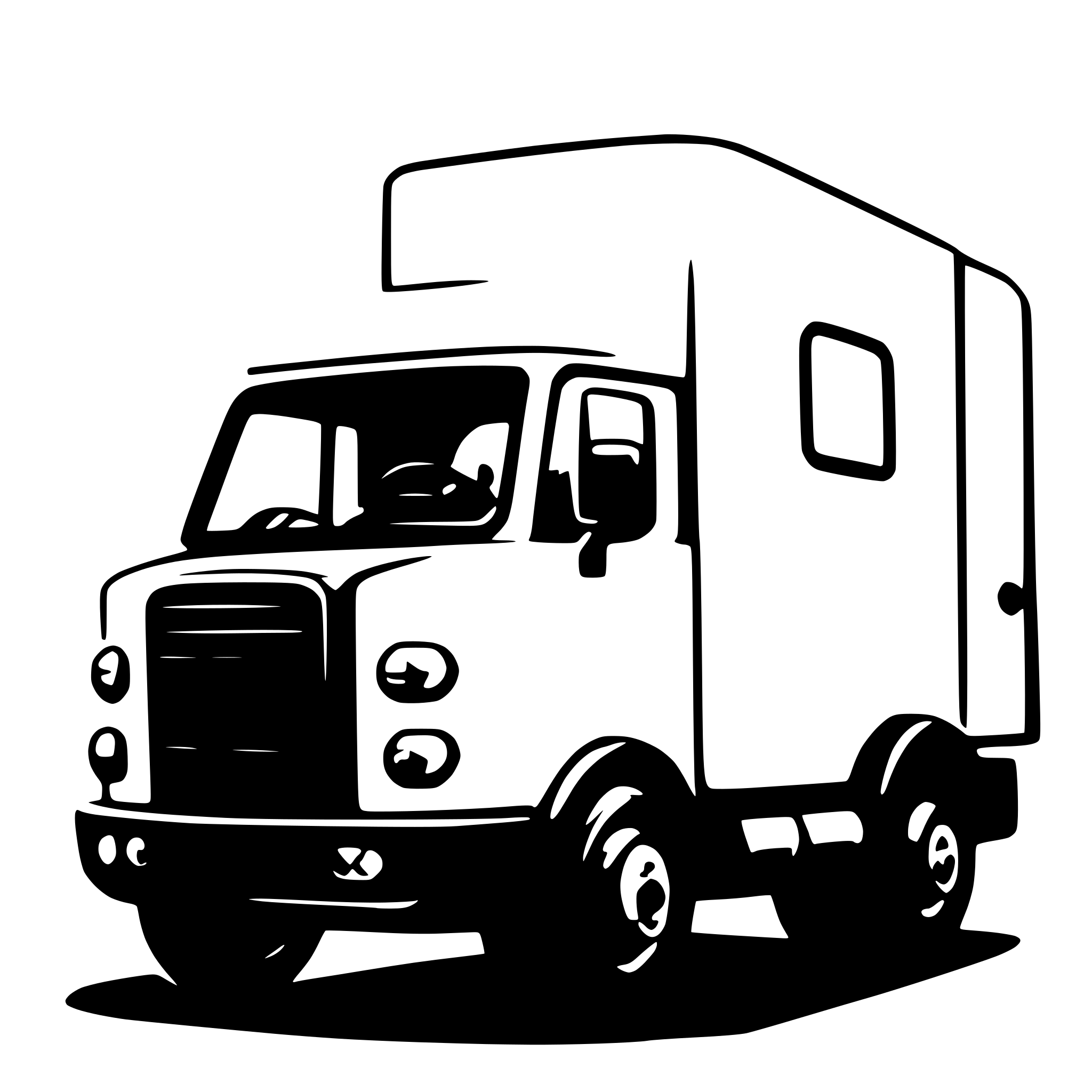 AI-generated SVG of a security vehicle HGV