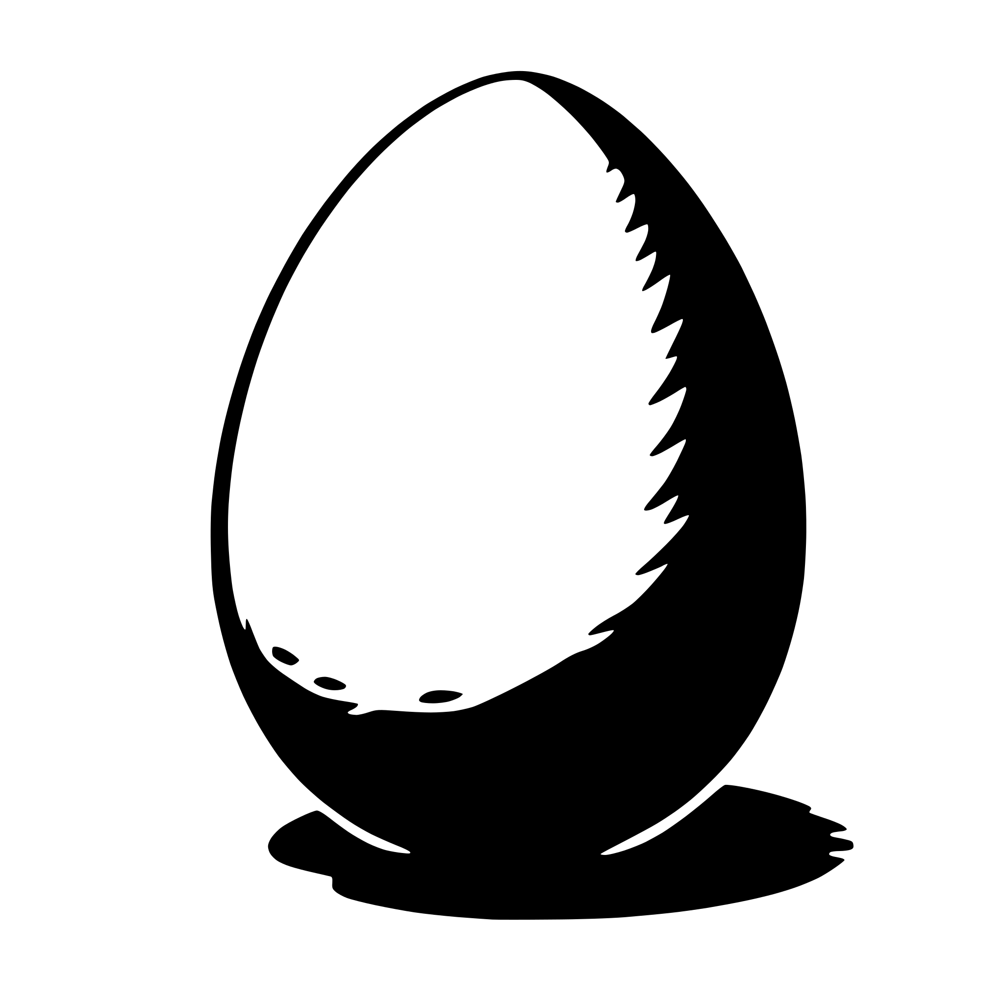 AI-generated SVG of a egg