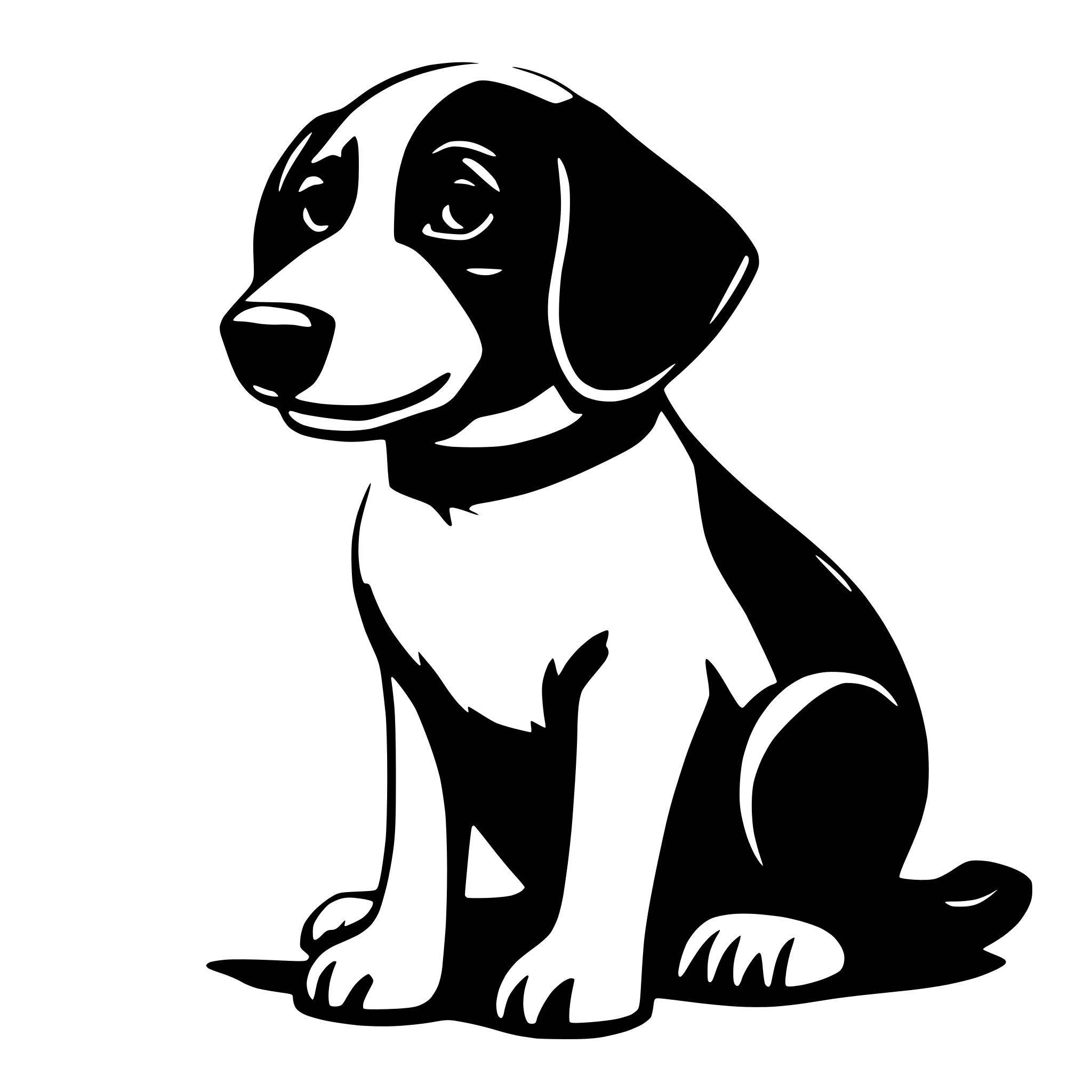 AI-generated SVG of 'Dog'
