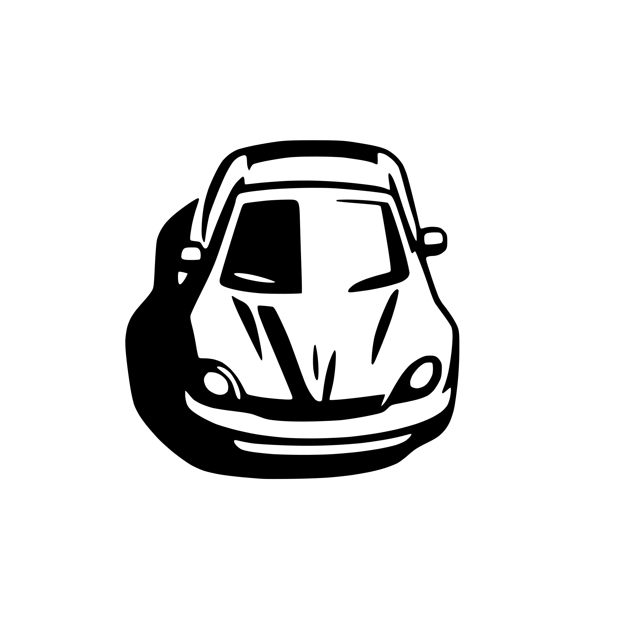 AI-generated SVG of 'car top view'