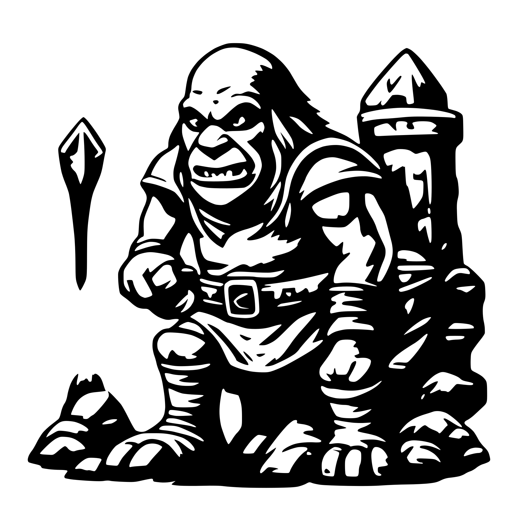 AI-generated SVG of 'ogre dungeons and dragons'