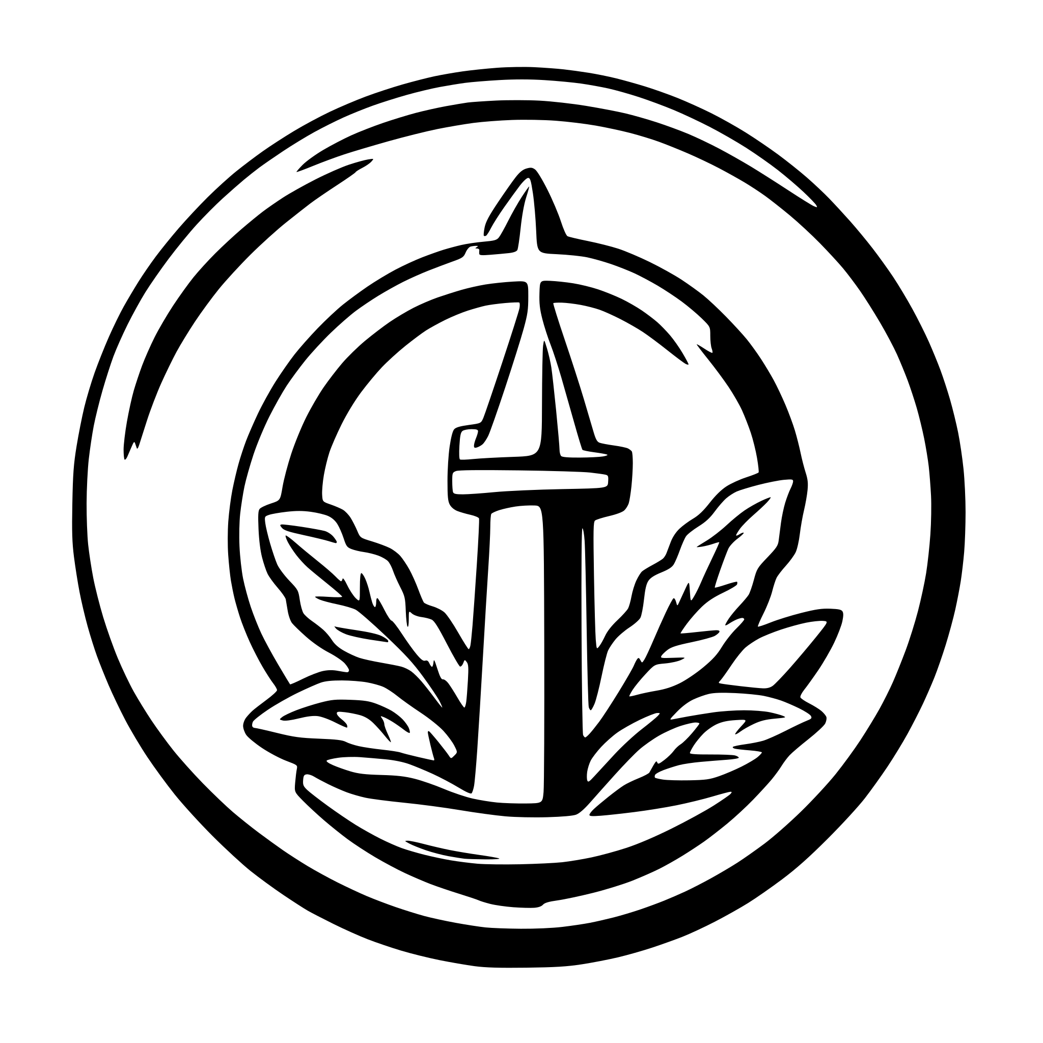 AI-generated SVG of a Cannabis Anchor