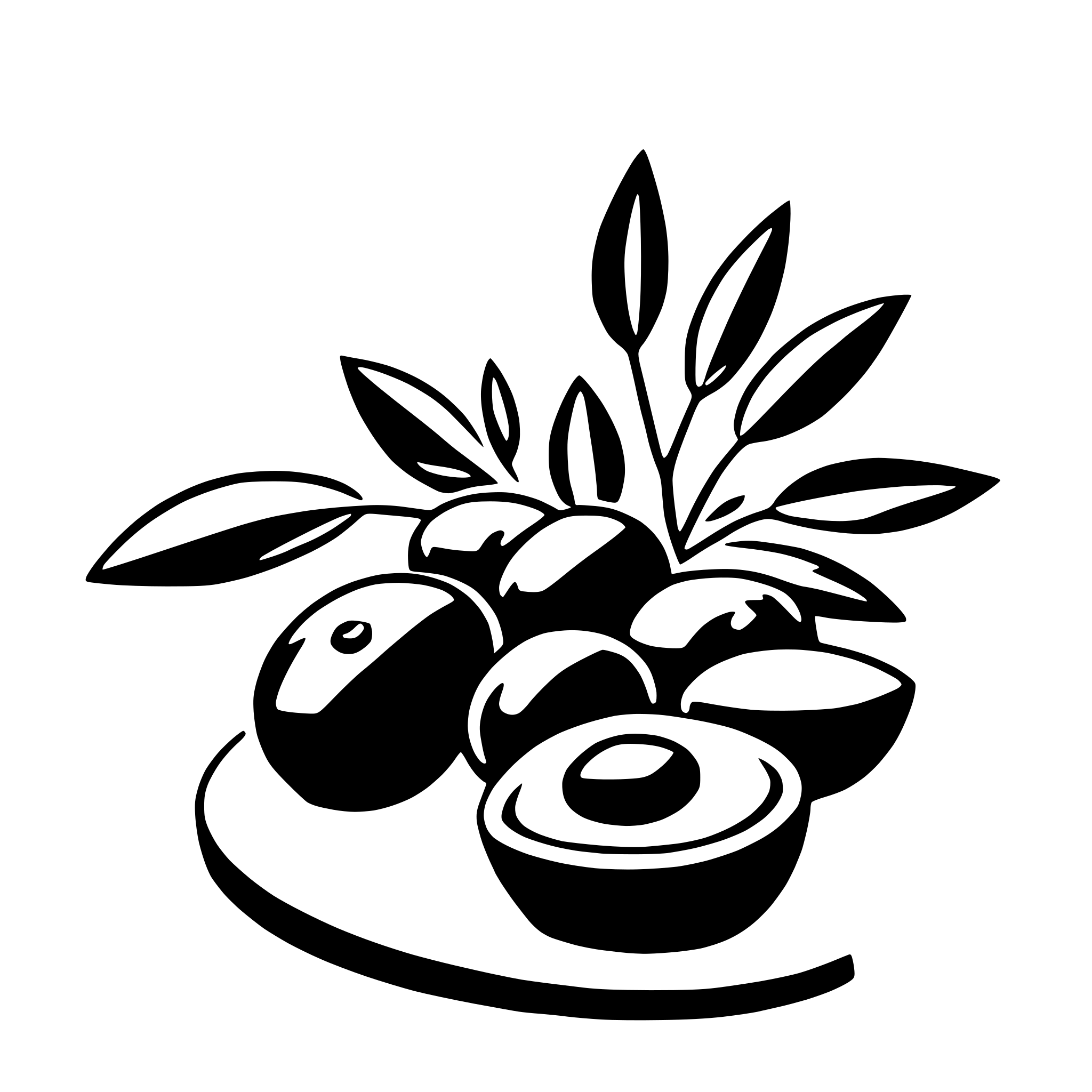 AI-generated SVG of 'olive'