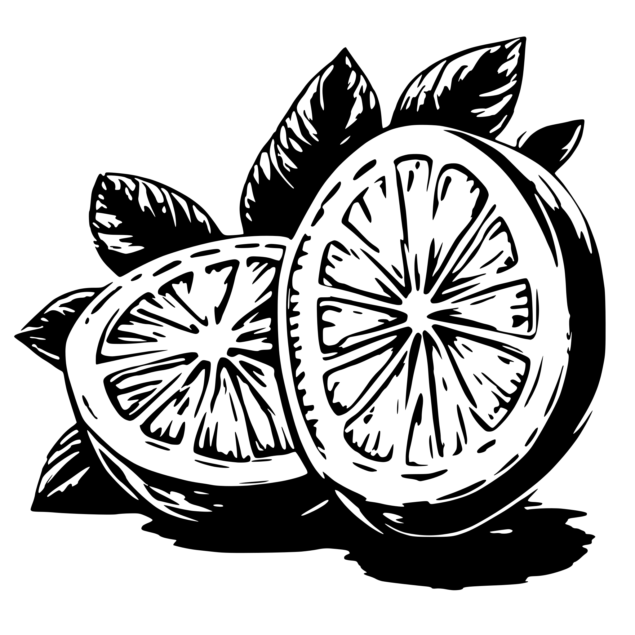 AI-generated SVG of a lemon