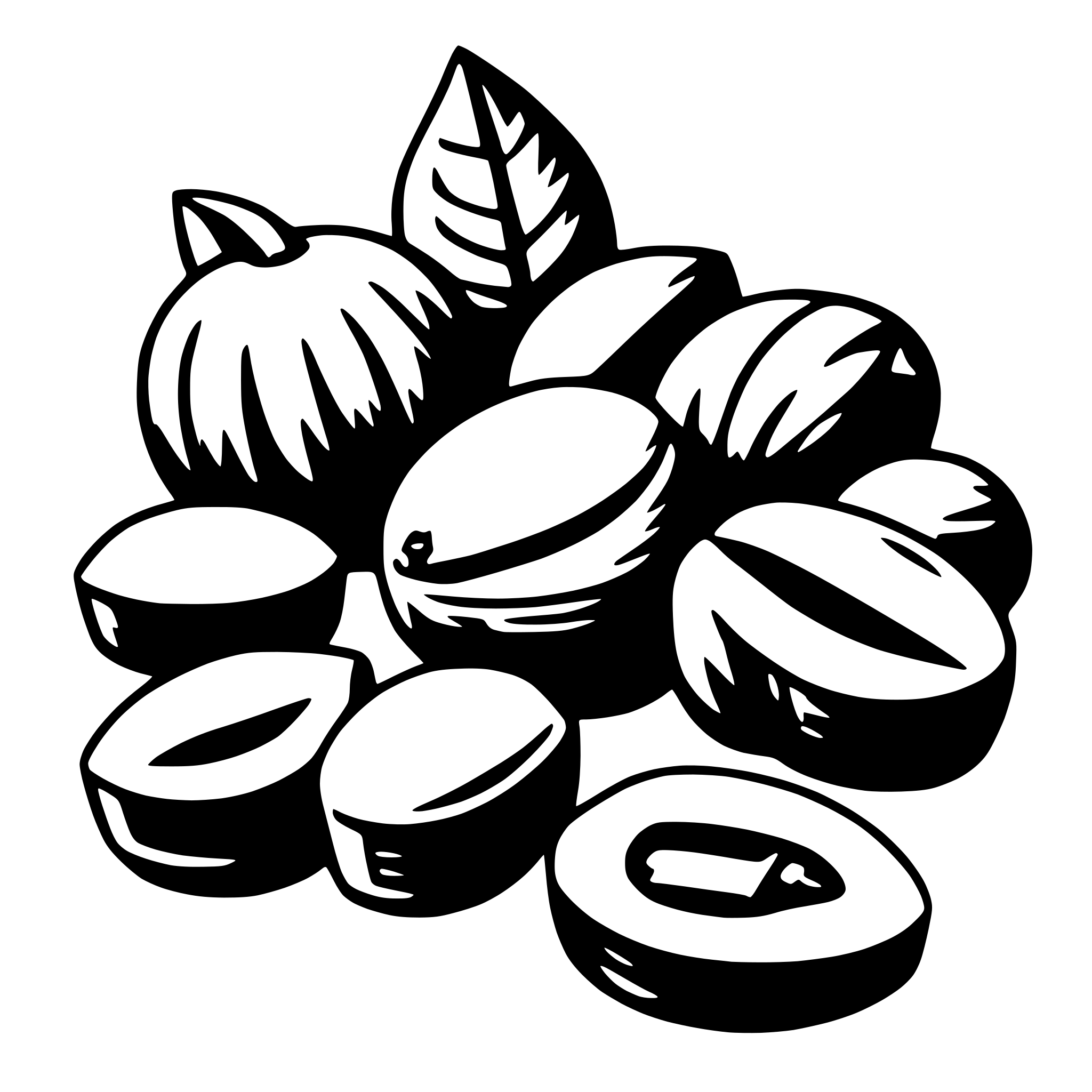 AI-generated SVG of 'nuts'