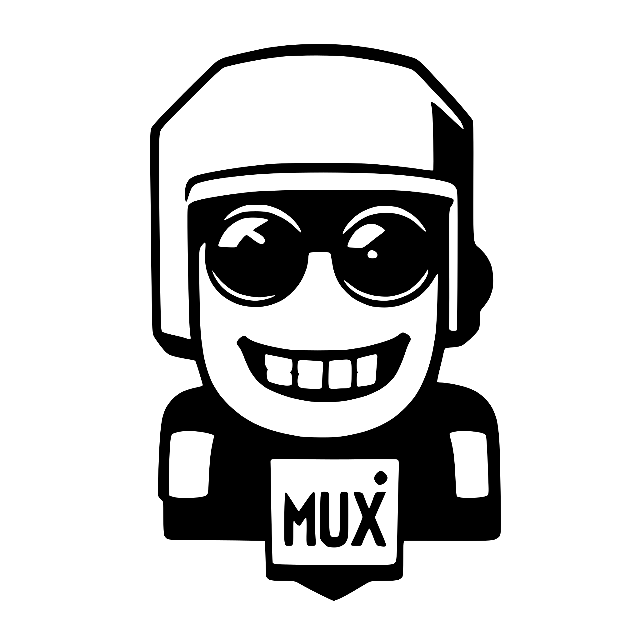 AI-generated SVG of a Mux is a developer mascot.