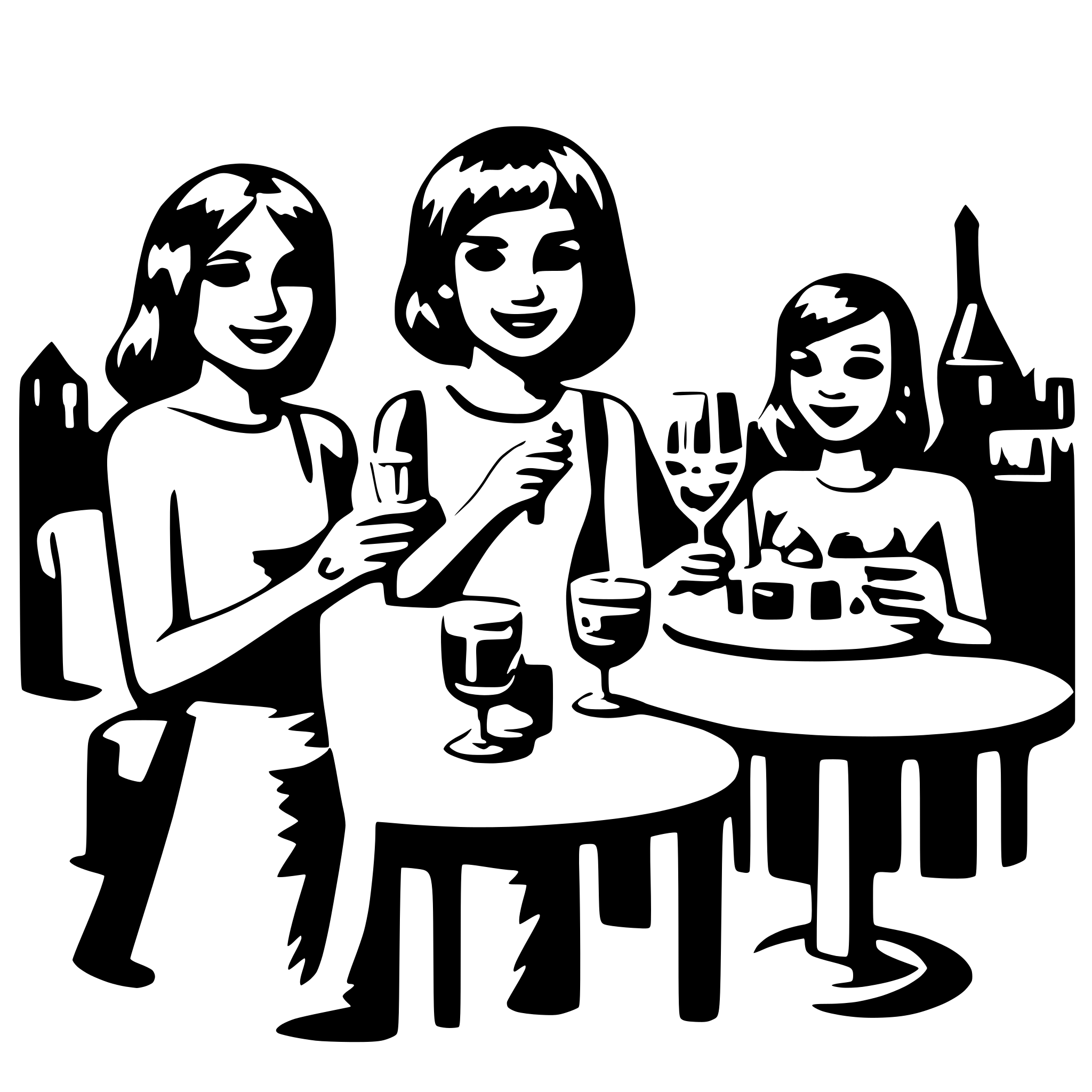 AI-generated SVG of a Party