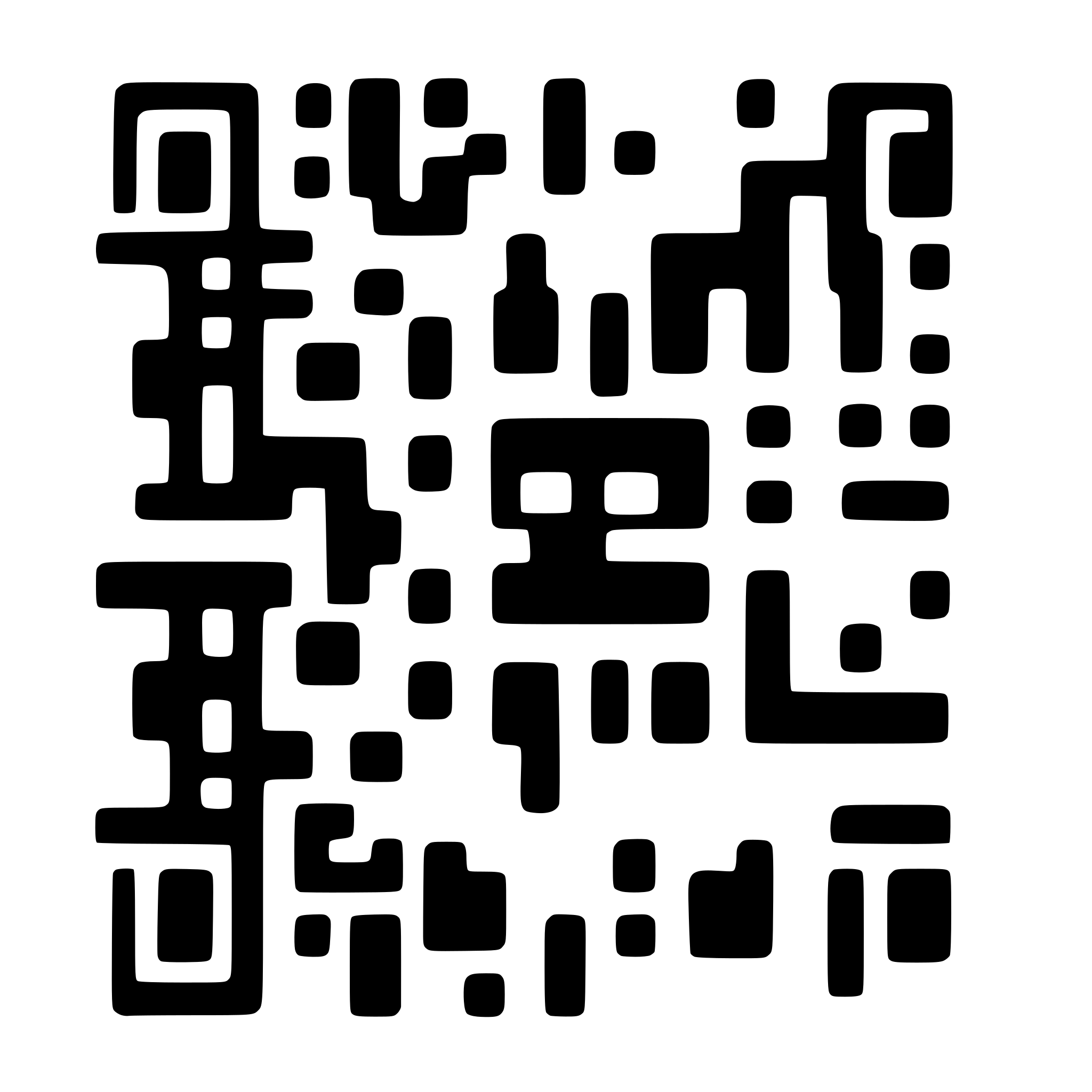 AI-generated SVG of 'simple qr code'