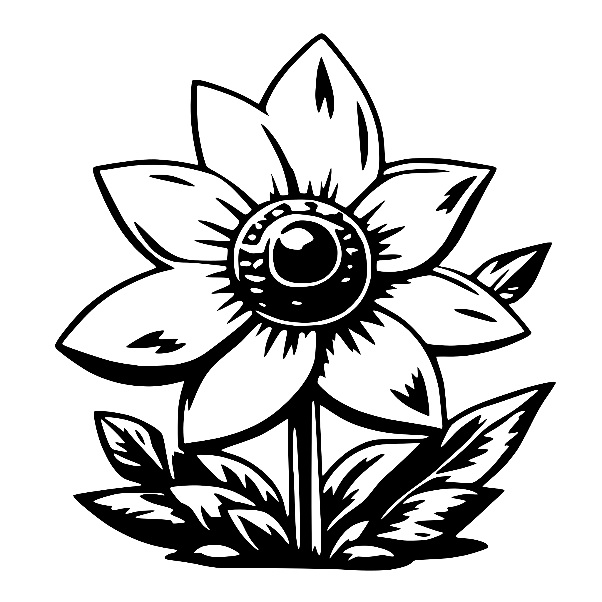 AI-generated SVG of a yellow start