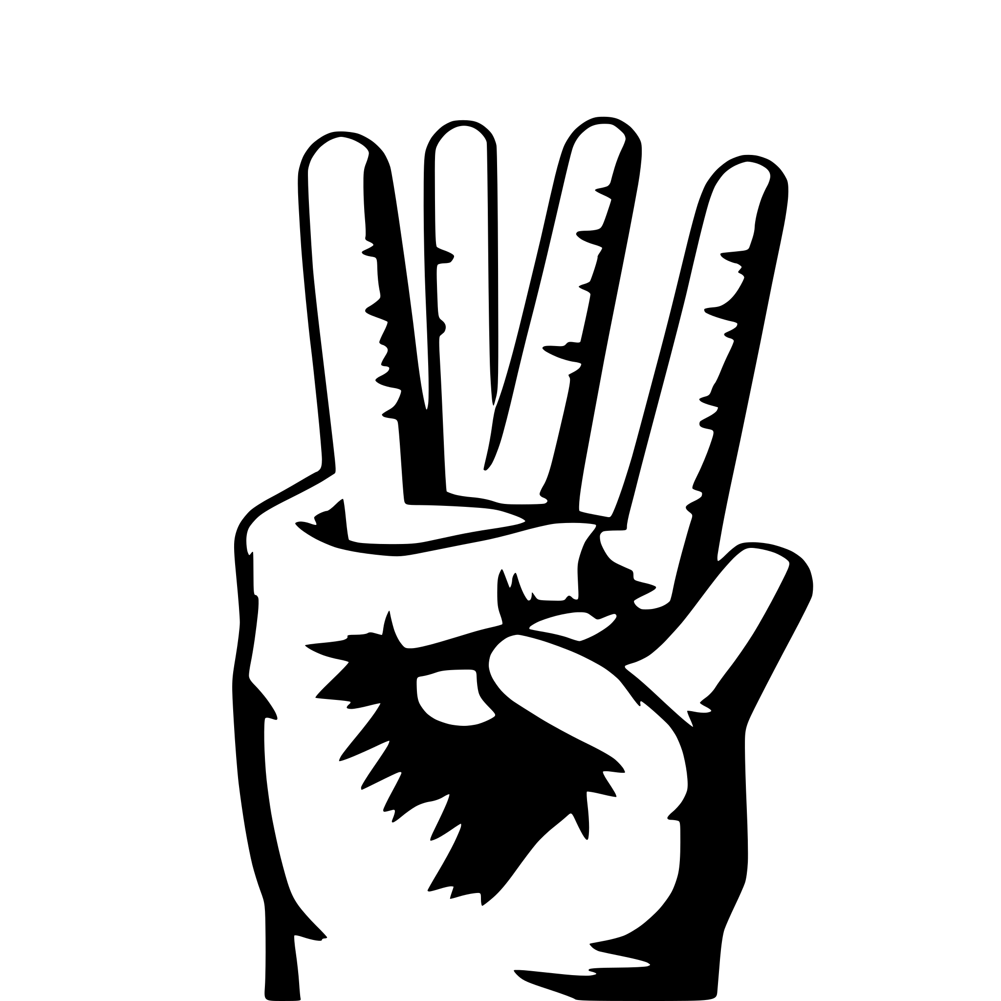 AI-generated SVG of 'A hand gesture doing "this" sign'