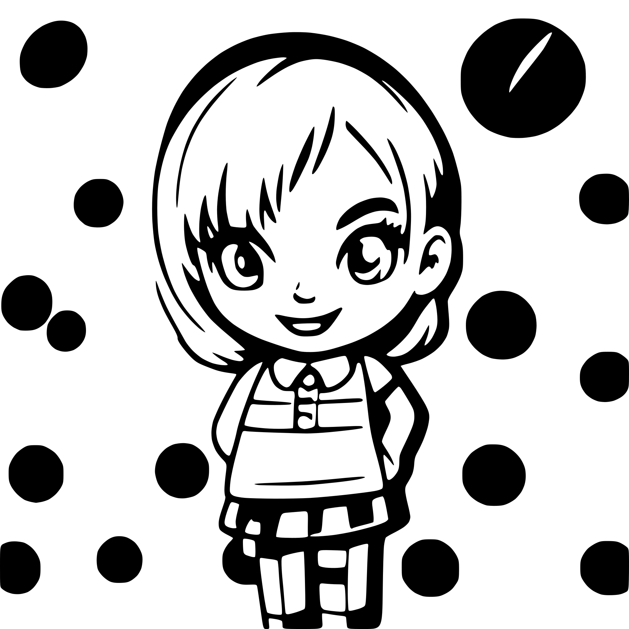 AI-generated SVG of 'A'