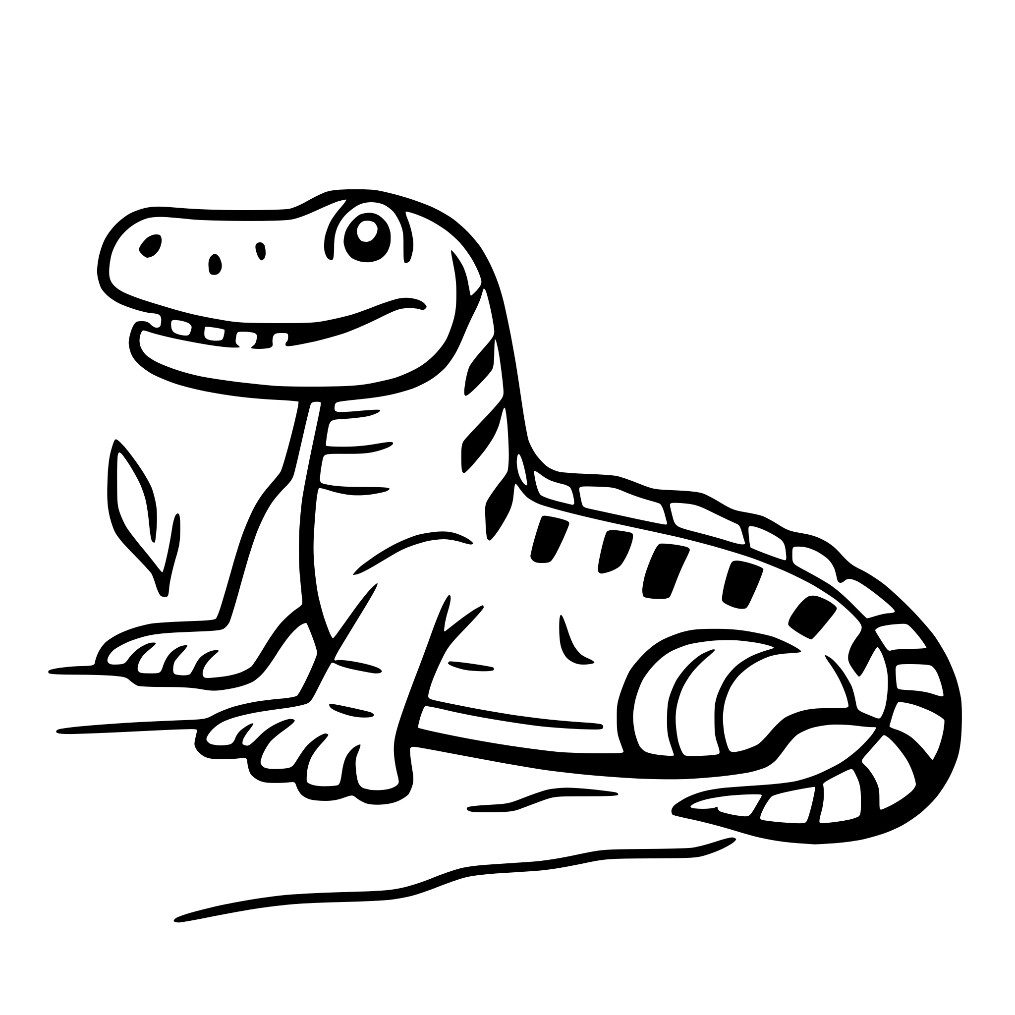 AI-generated SVG of 'crocodile sunbathing on bank'