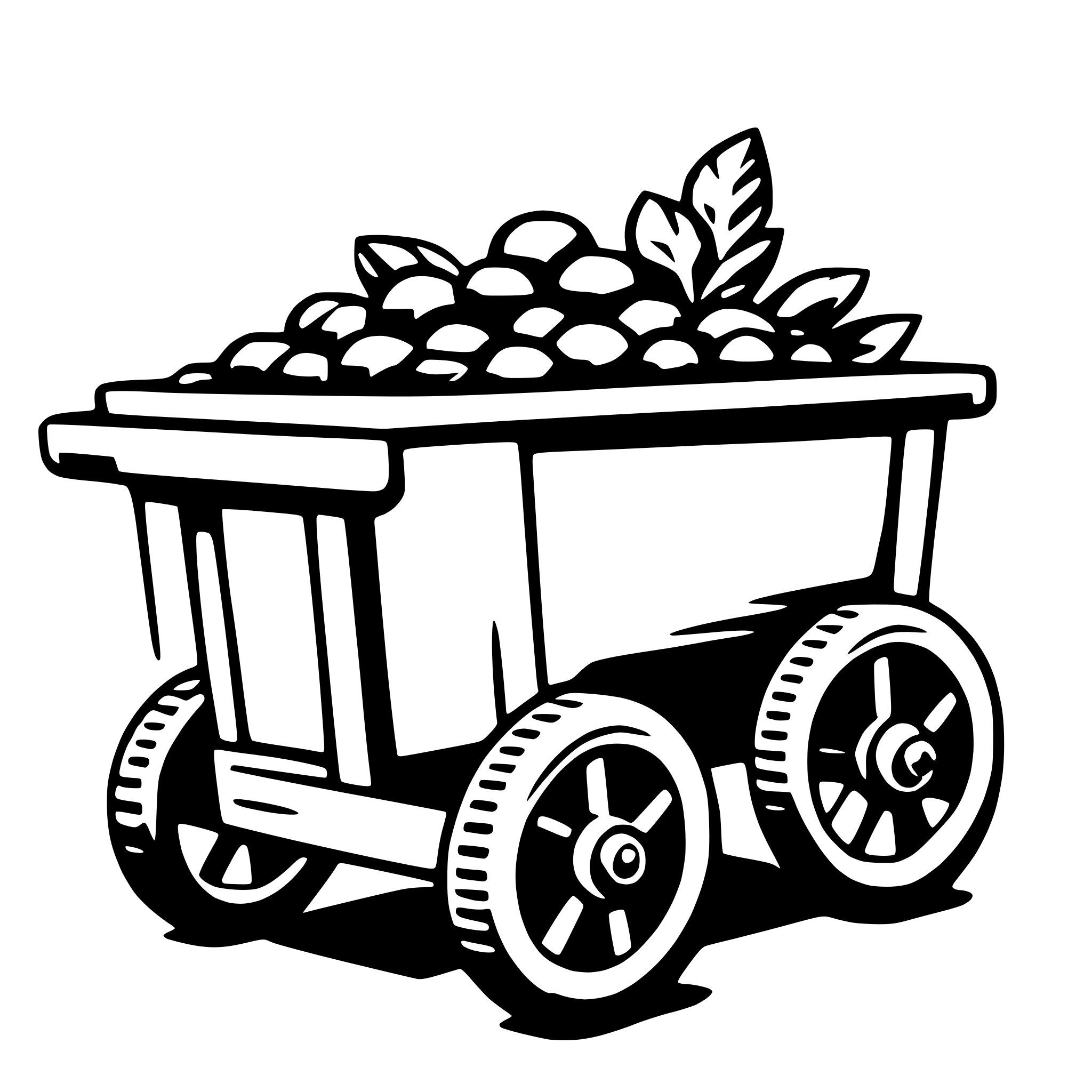 AI-generated SVG of a cart