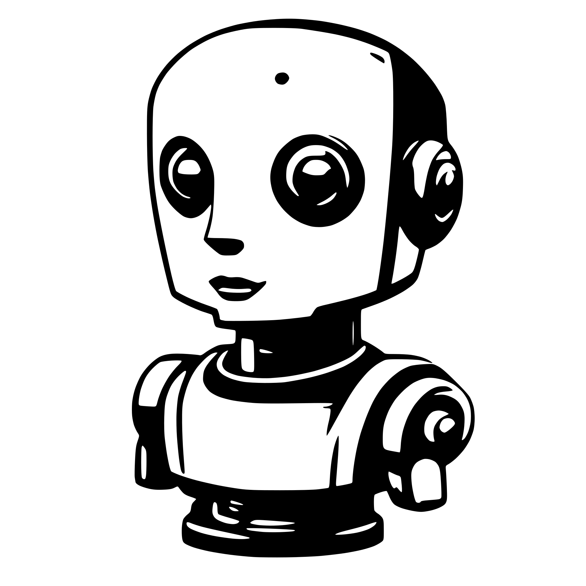 AI-generated SVG of 'Trading bot icon'