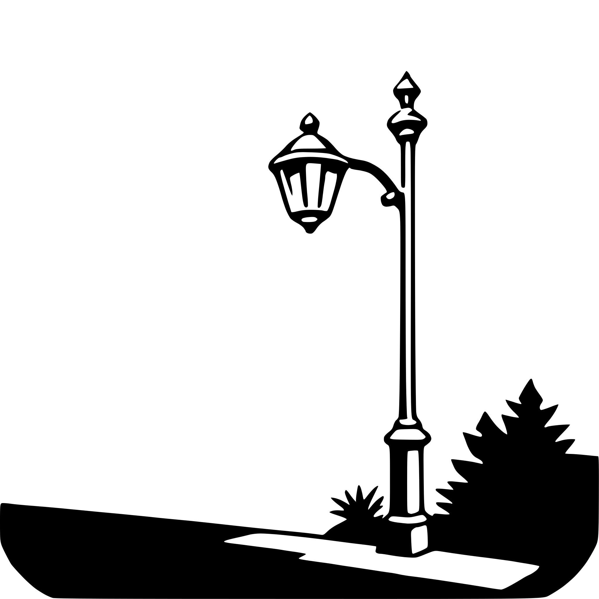 AI-generated SVG of 'streetlight'