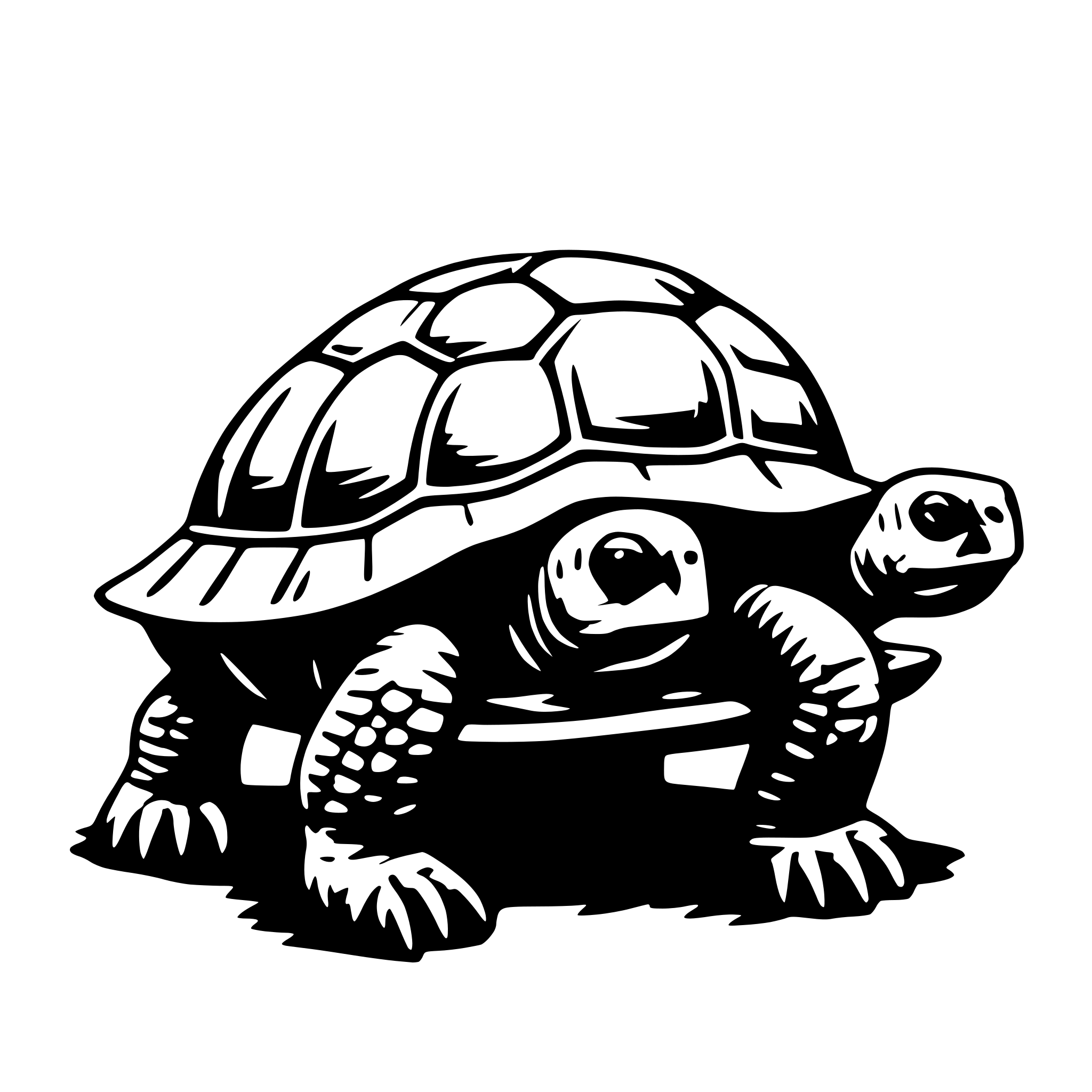 AI-generated SVG of 'tortoise'