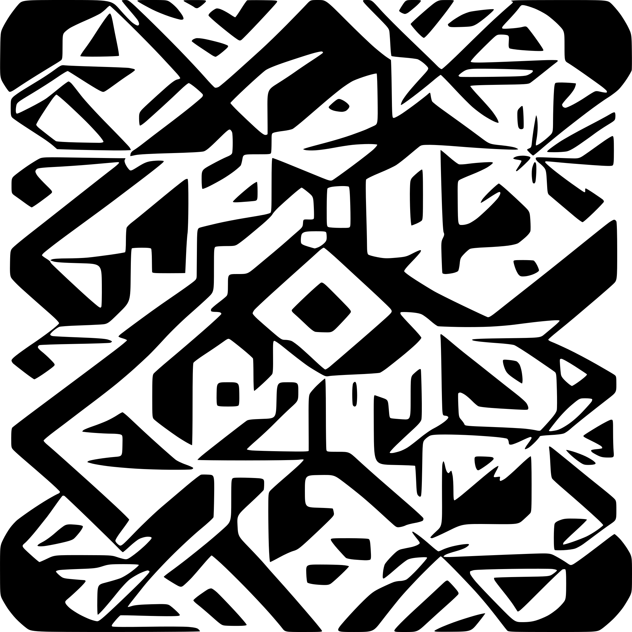 AI-generated SVG of 'black and white pattern'