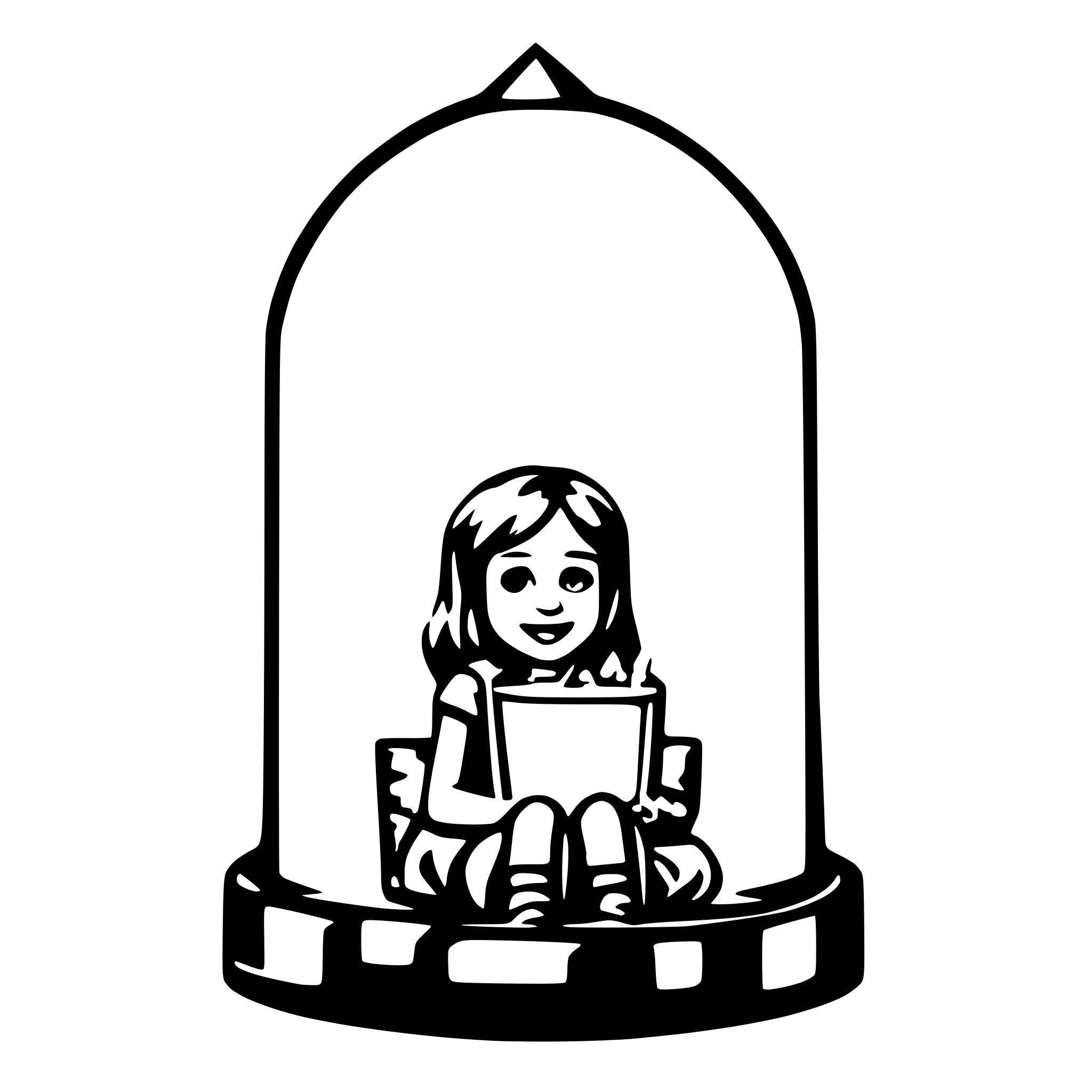 AI-generated SVG of a kids image for nightlight idea