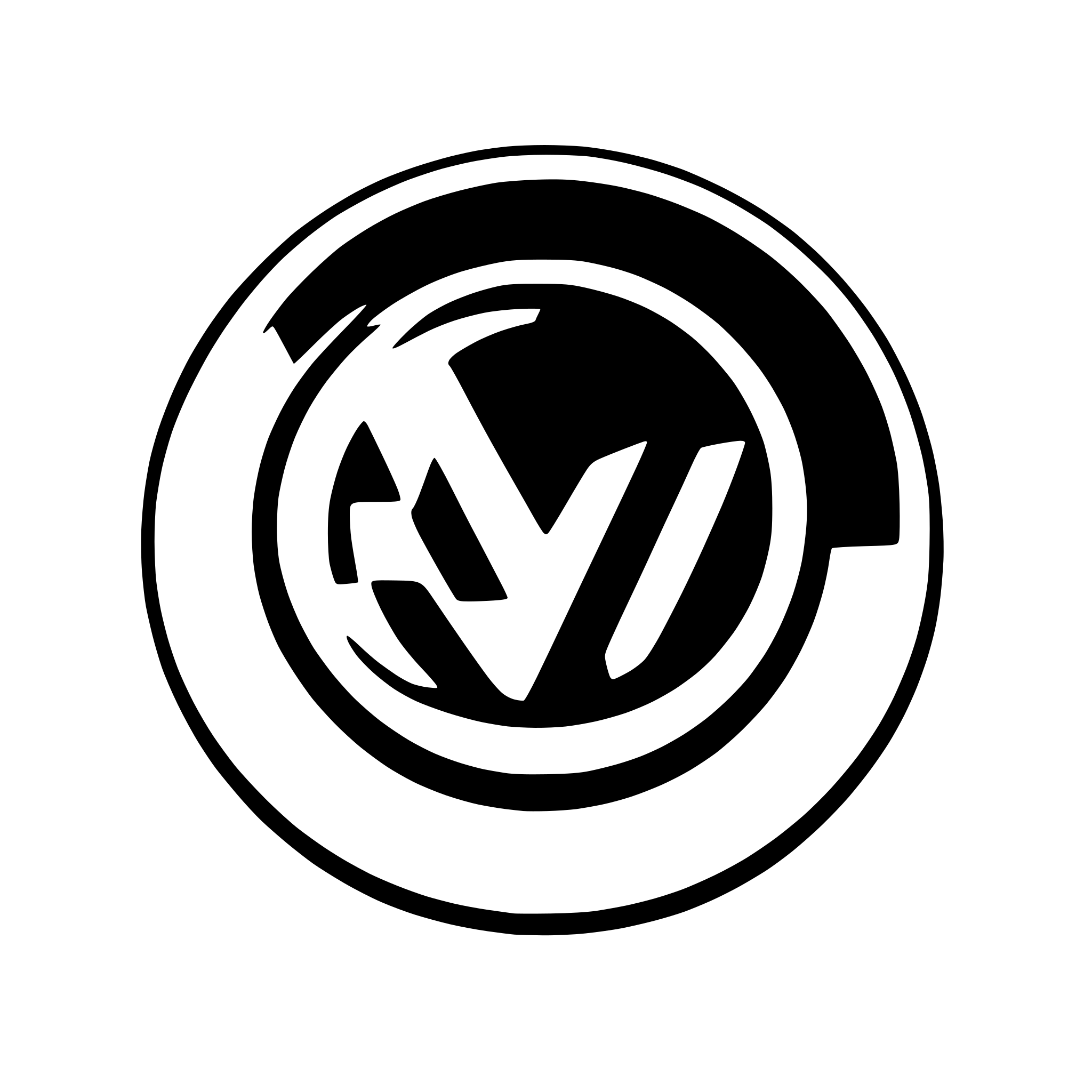 AI-generated SVG of a Round YouTube Logo