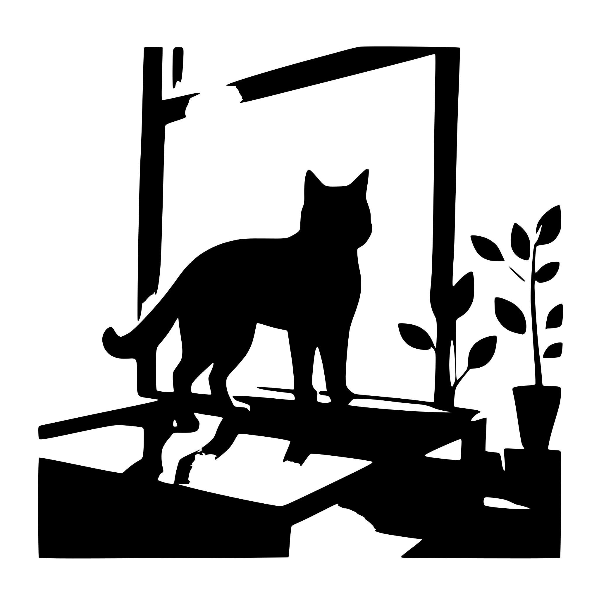 AI-generated SVG of a cat