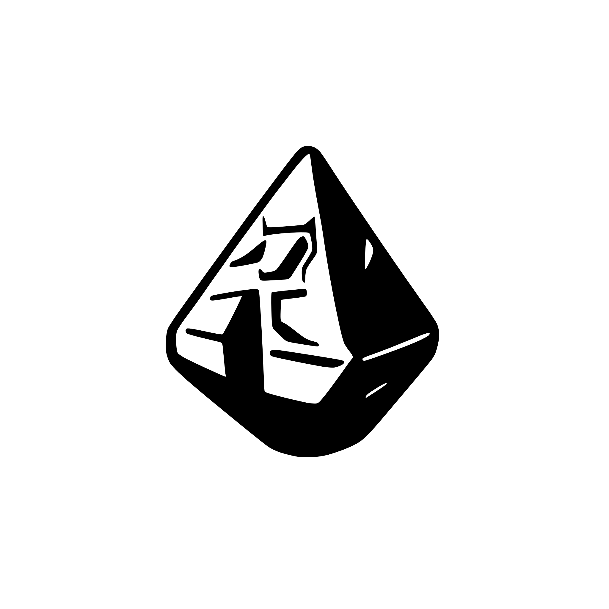 AI-generated SVG of a bouldering technology app icon