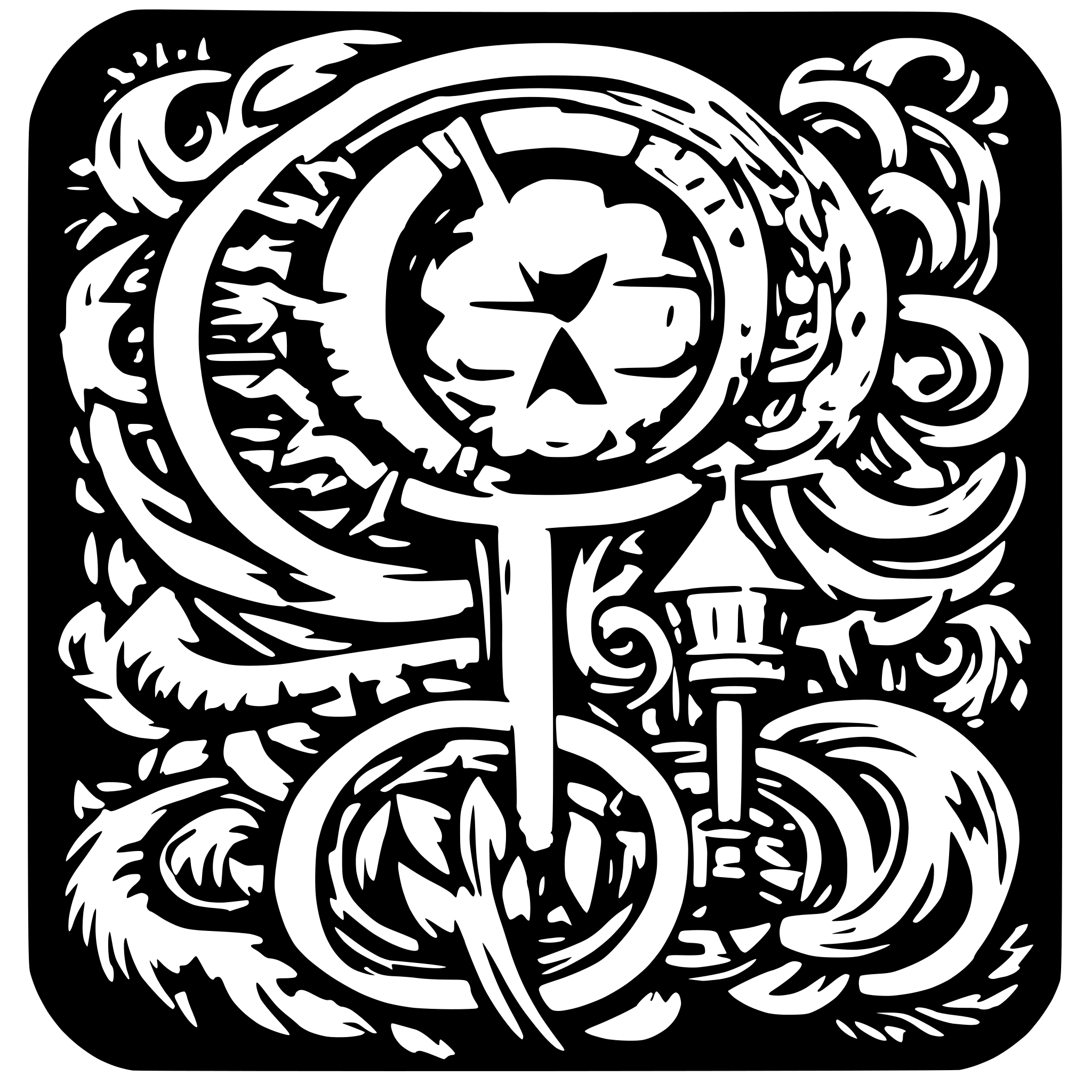 AI-generated SVG of a love god