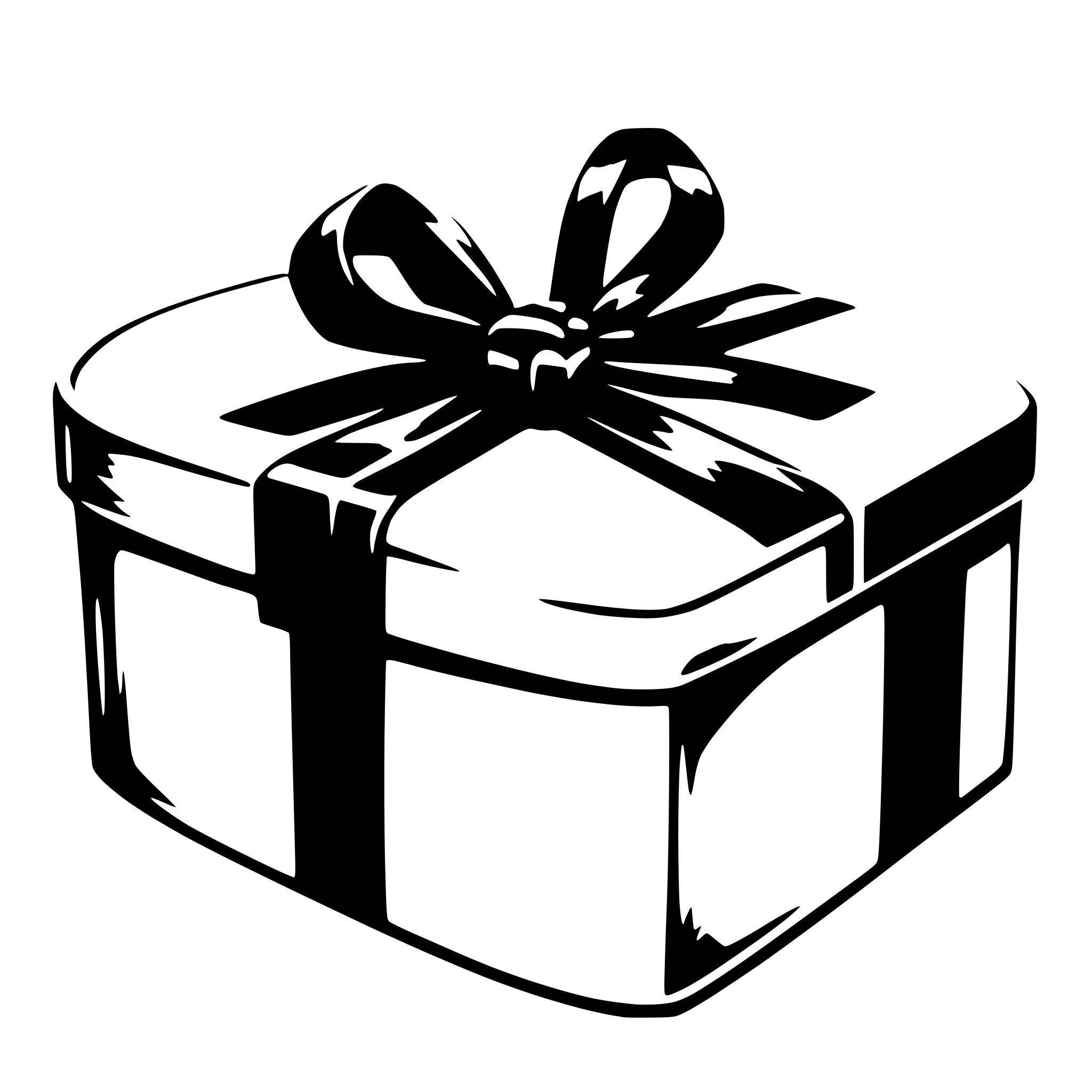 AI-generated SVG of a gift box