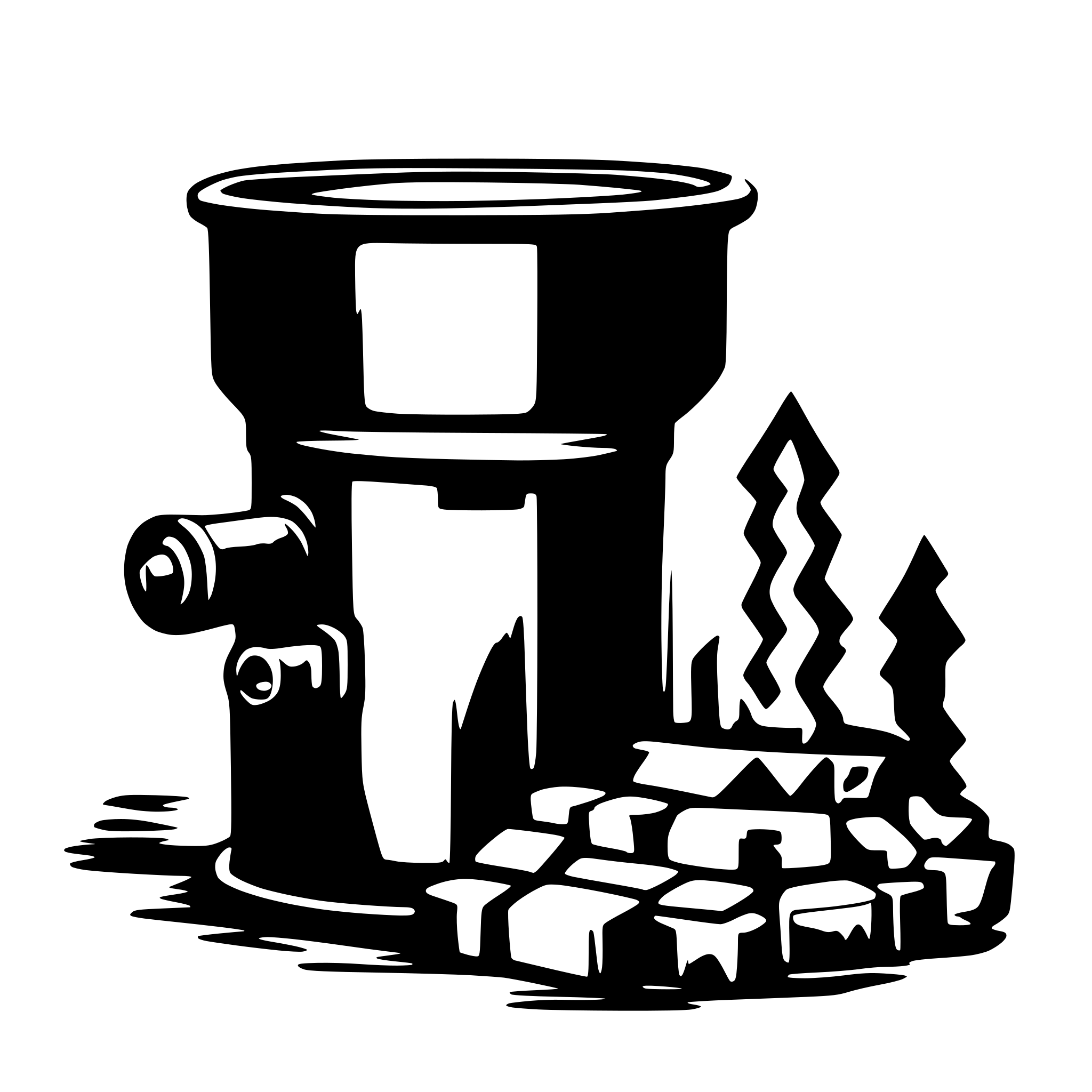 AI-generated SVG of a Flint and Steel/Tinderbox