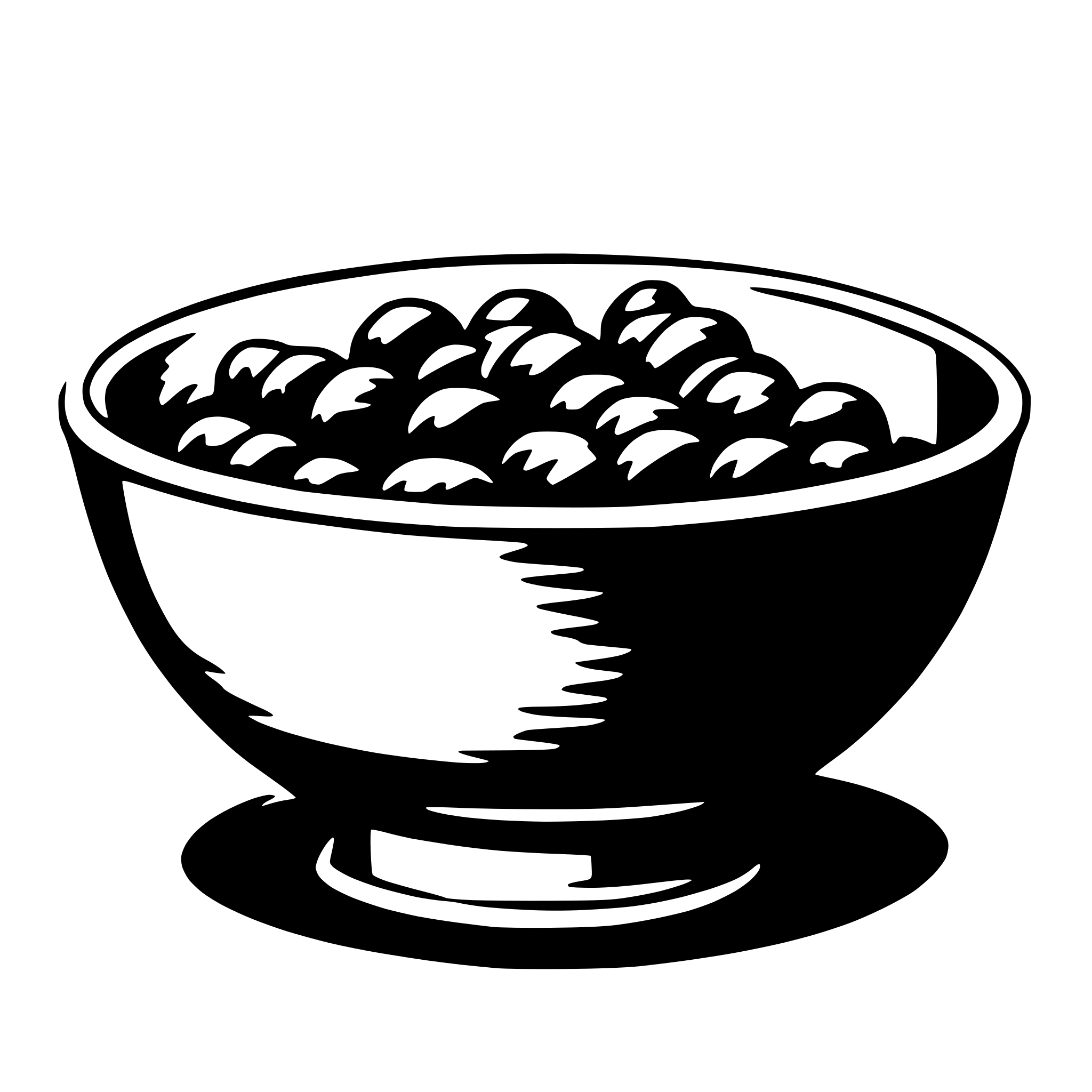 AI-generated SVG of 'bowl'