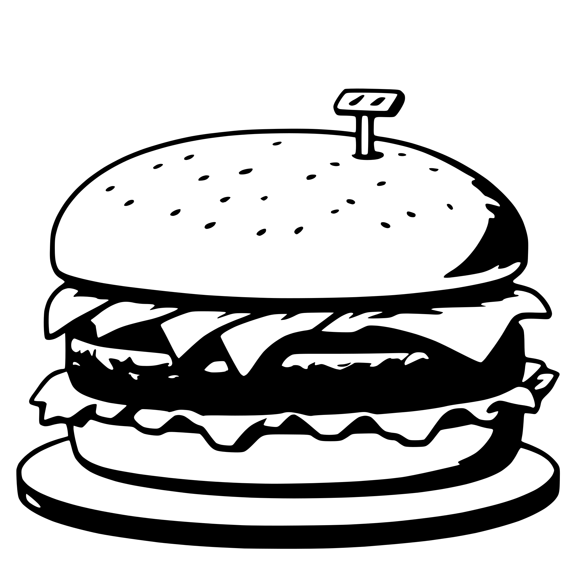 AI-generated SVG of a burger