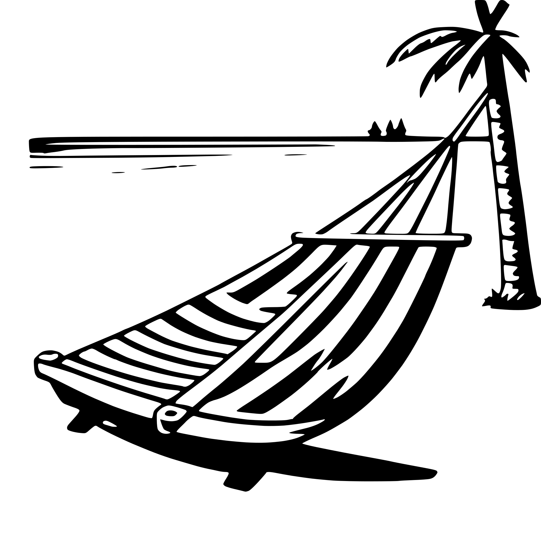 AI-generated SVG of 'beachside hammock relax'