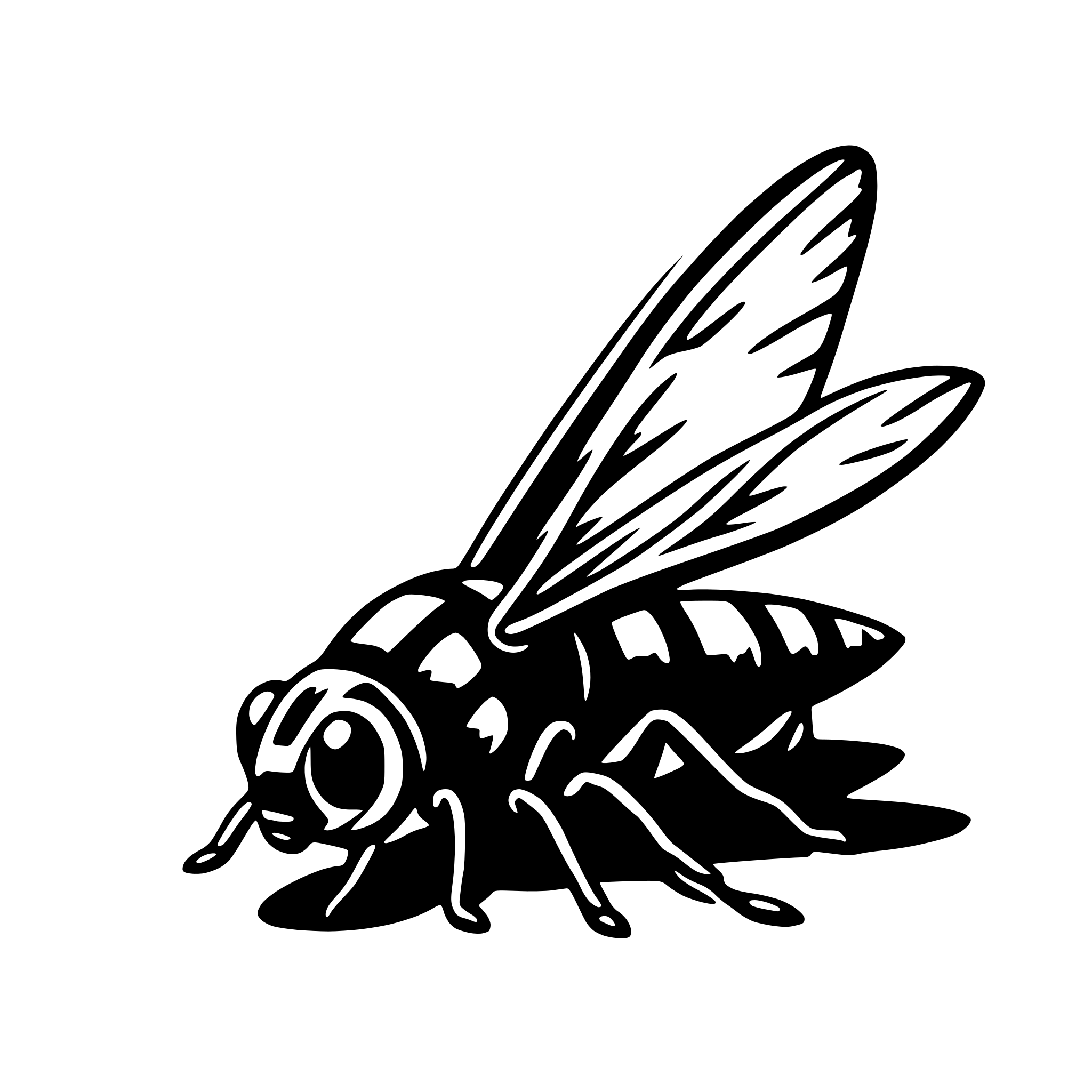 AI-generated SVG of a insect